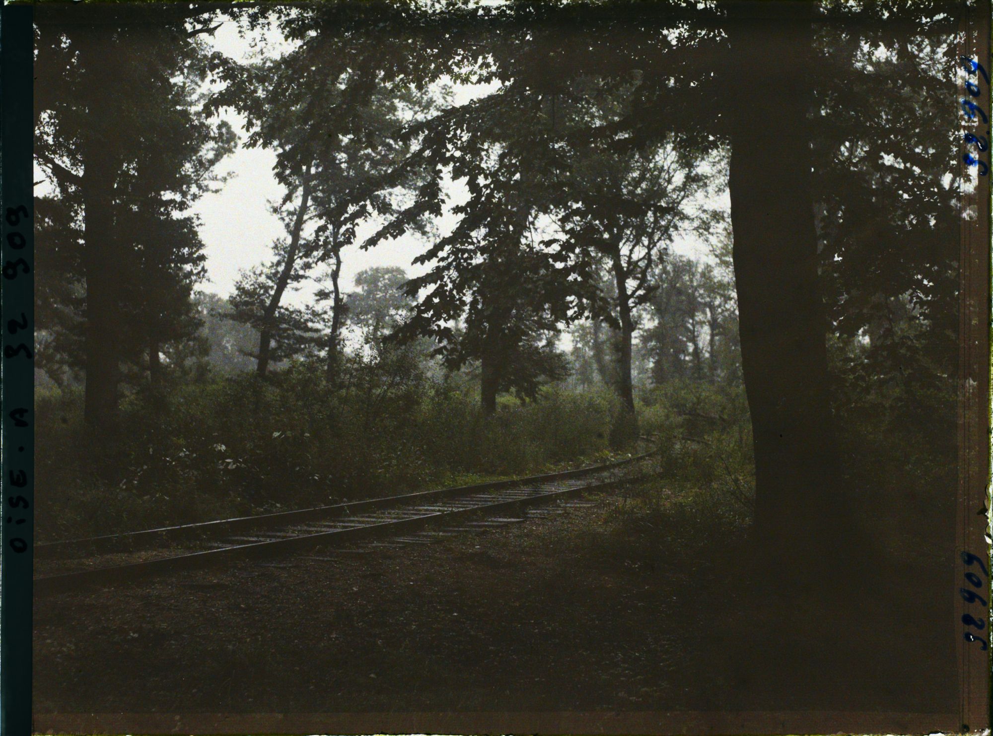 Image représentant France, Forêt de Compiègne, Carrefour de l'Armistice, emplacement du train des Plénipotentiaires Allemands