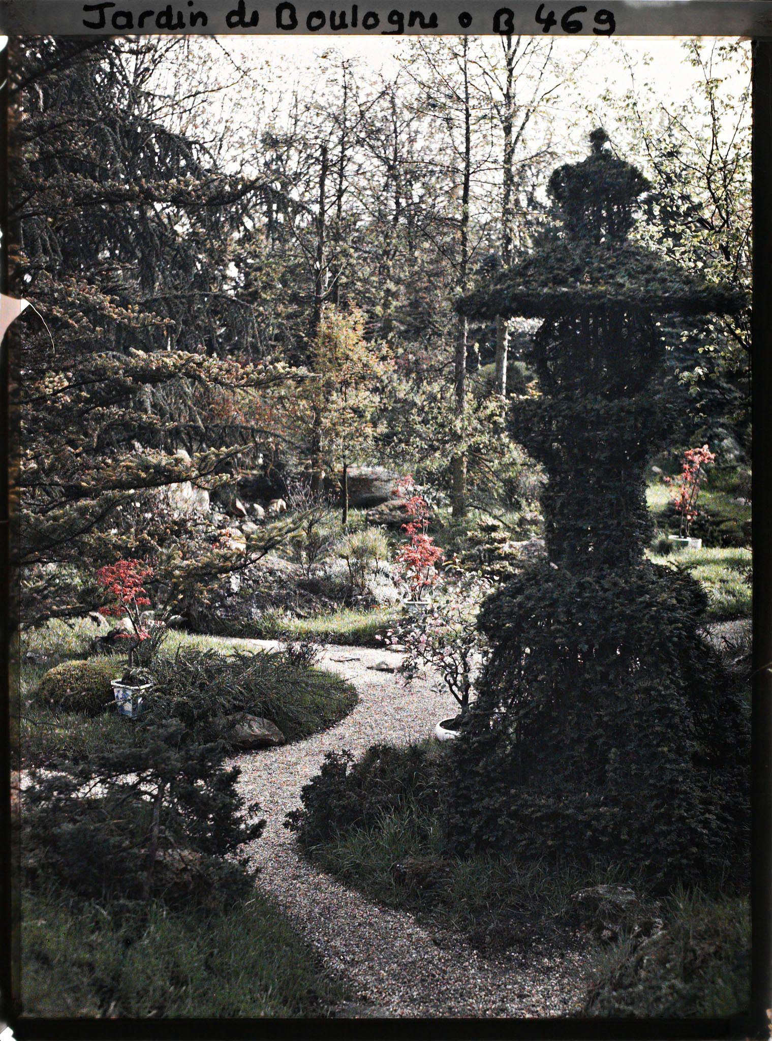 Image représentant Lanterne végétale du " village japonais ", près de la maison ouest