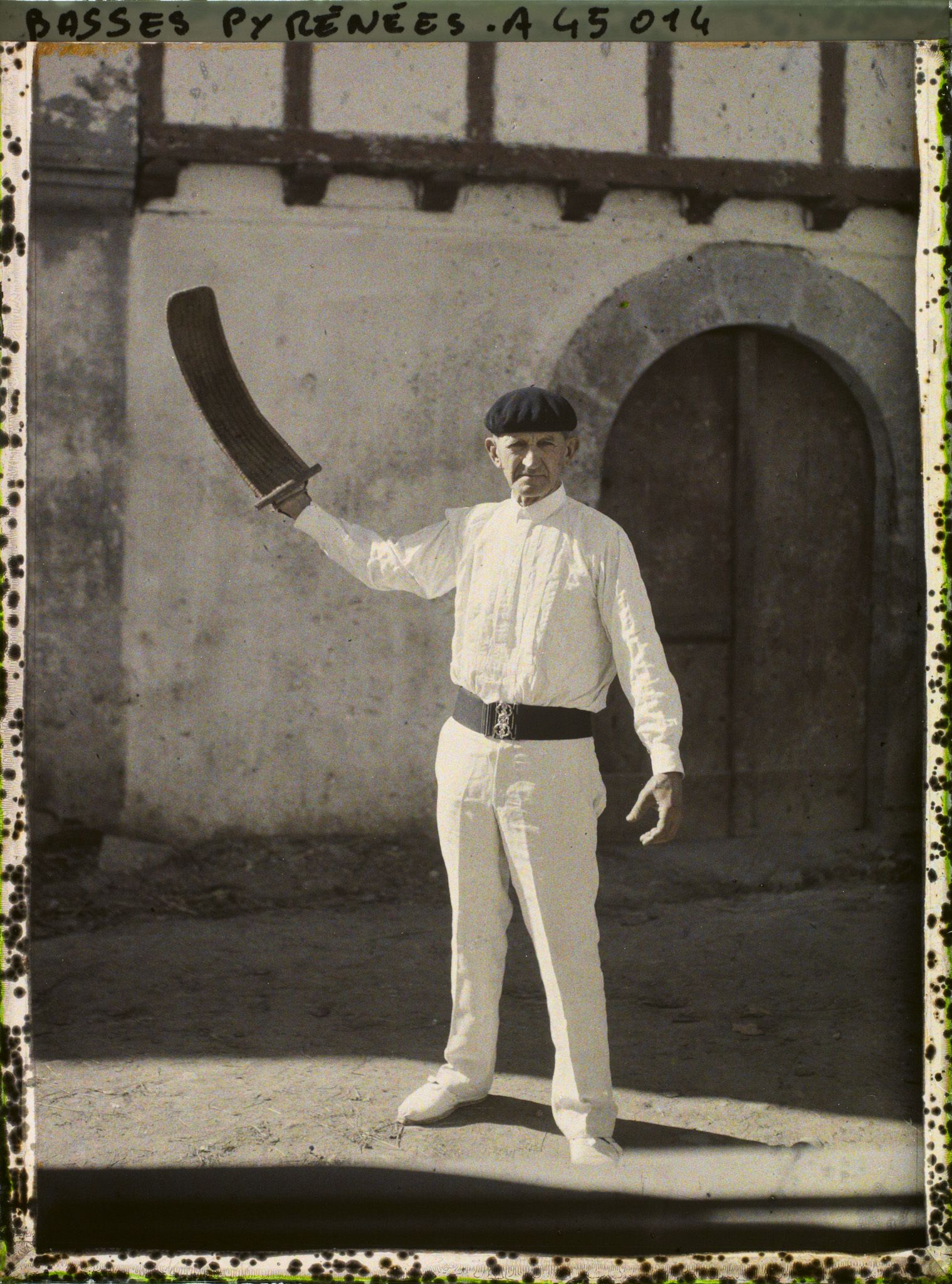 Image représentant Le joueur de pelote basque, Jean-Baptiste Duhalde dit Xilar (prononcer Chilar)