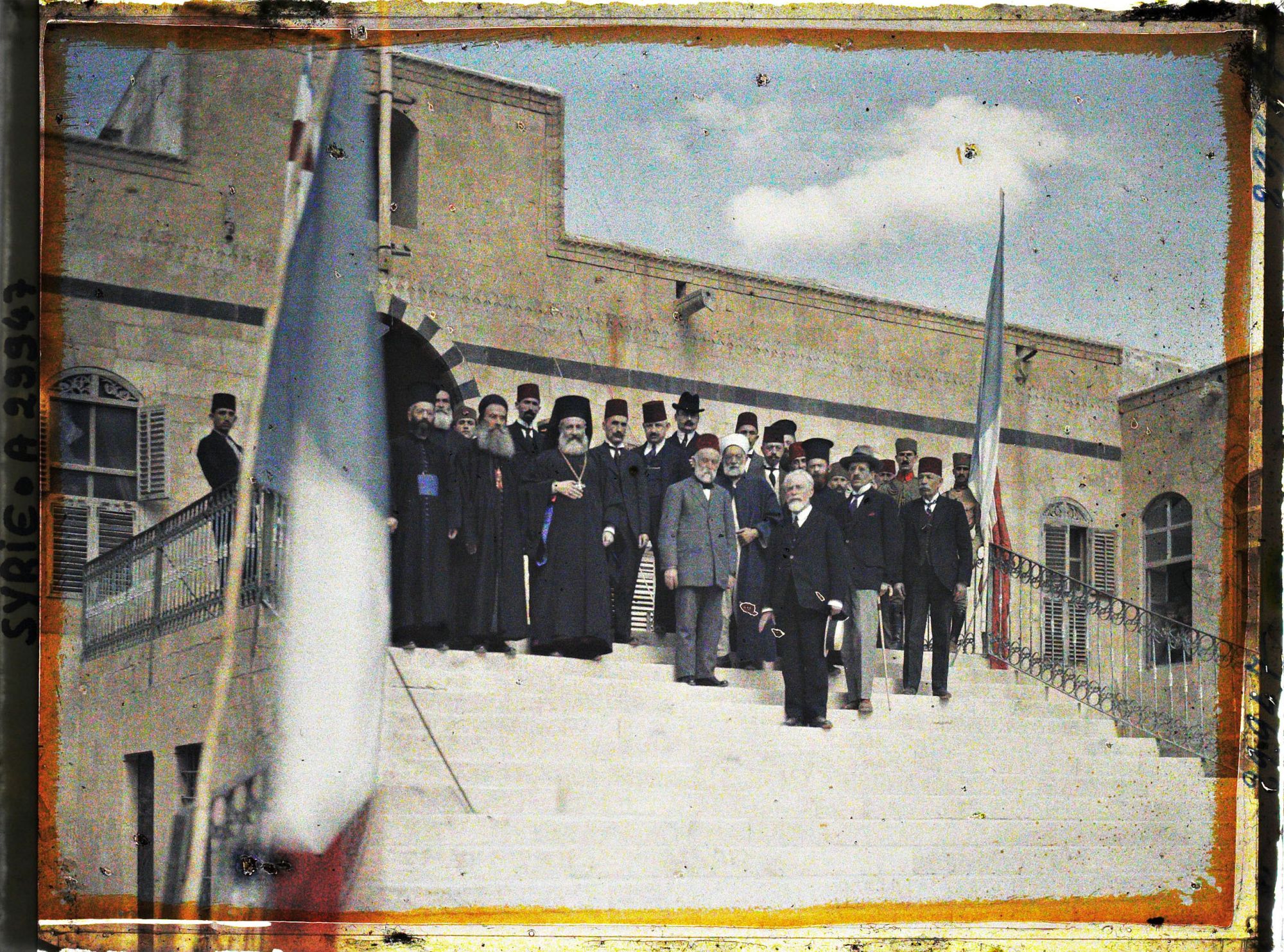 Image représentant Réception du Professeur Brunhes par les autorités civiles et religieuses d'Alep