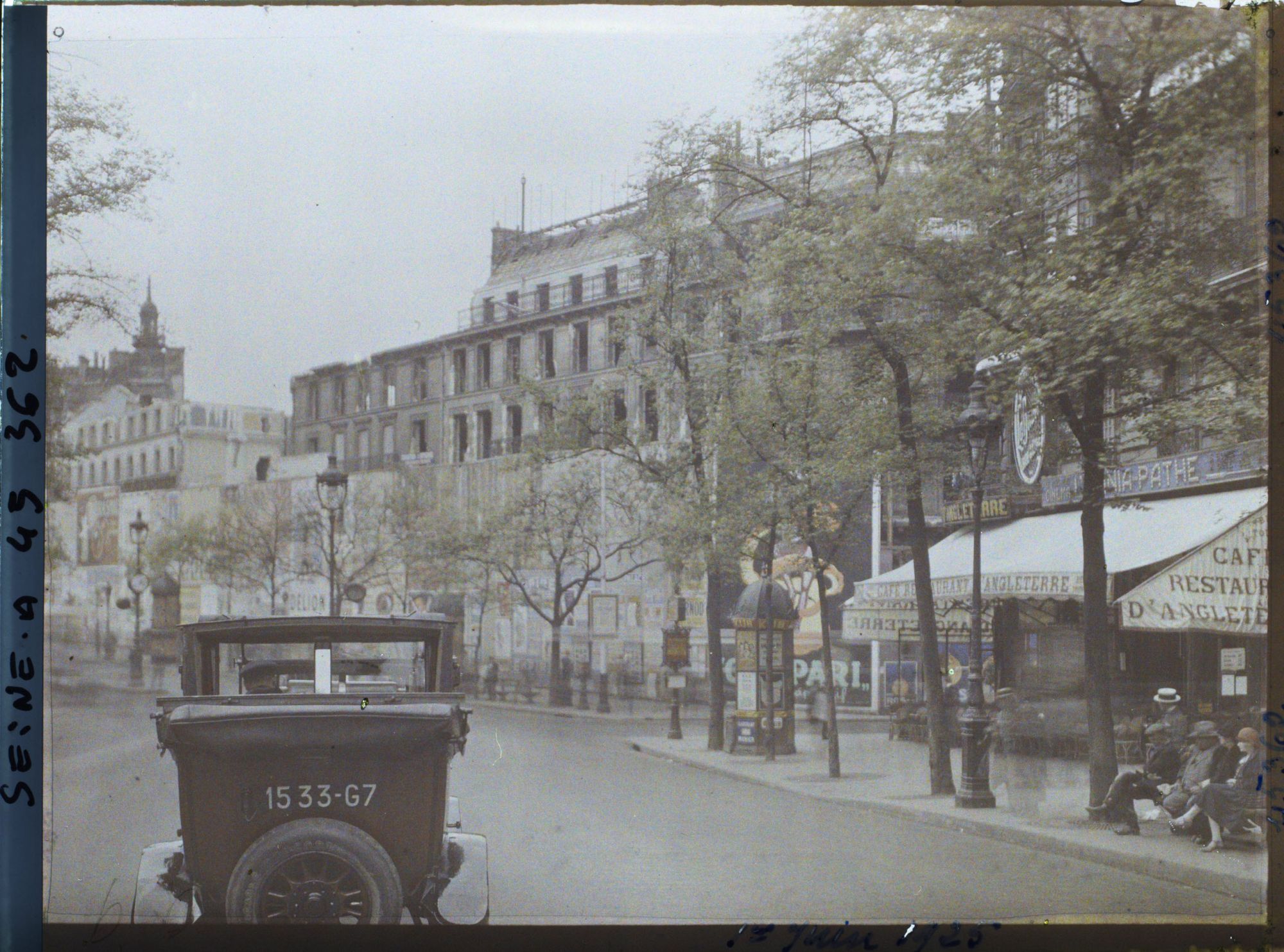 Image représentant Travaux boulevard Haussmann, à l'angle du boulevard des Italiens
