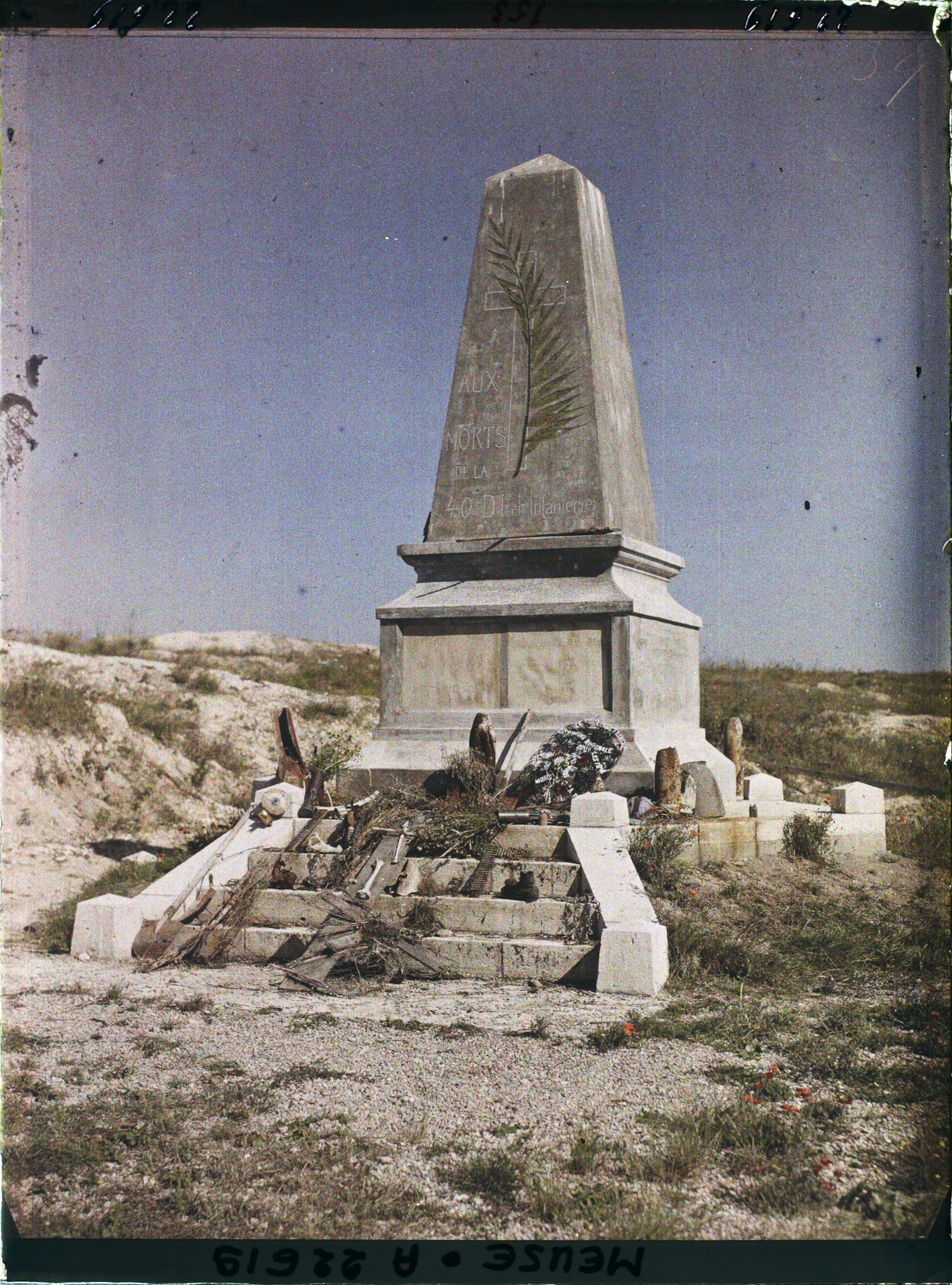 Image représentant France, Mort-Homme, Monument aux Morts de la 40e D.I.