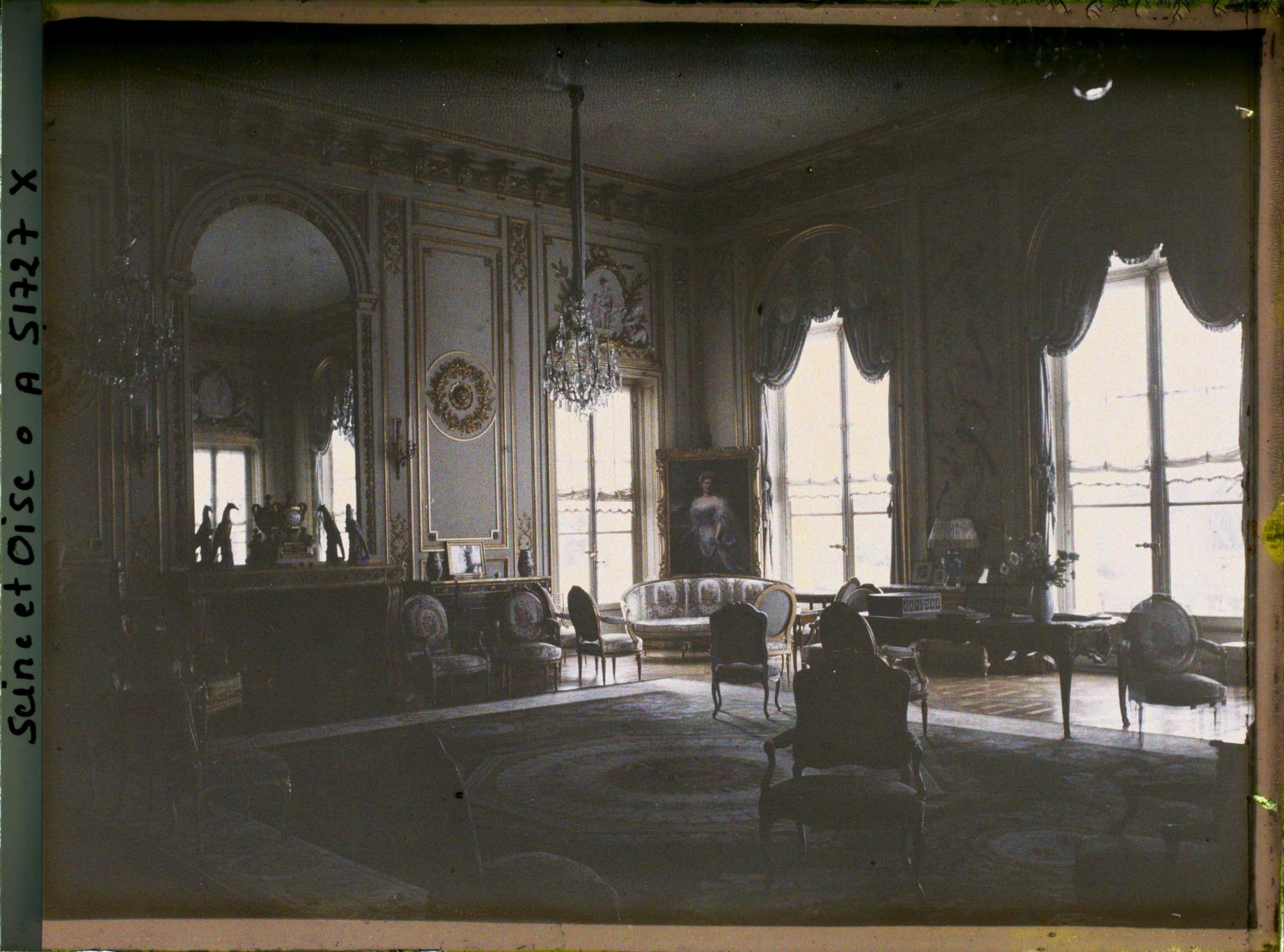 Image représentant Le salon du château de Voisins