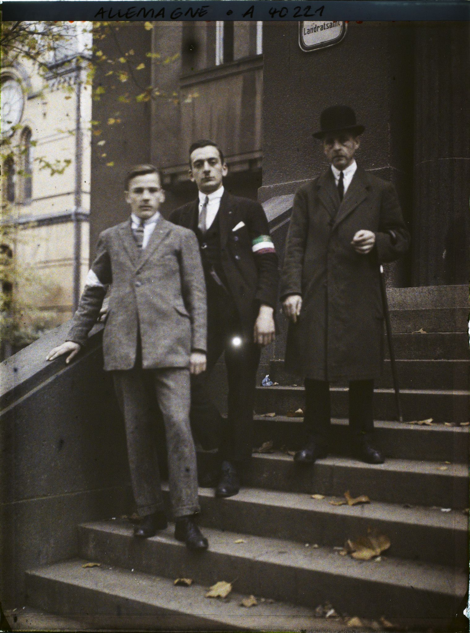 Image représentant Prusse, Düren, Trois Chefs de la police criminelle