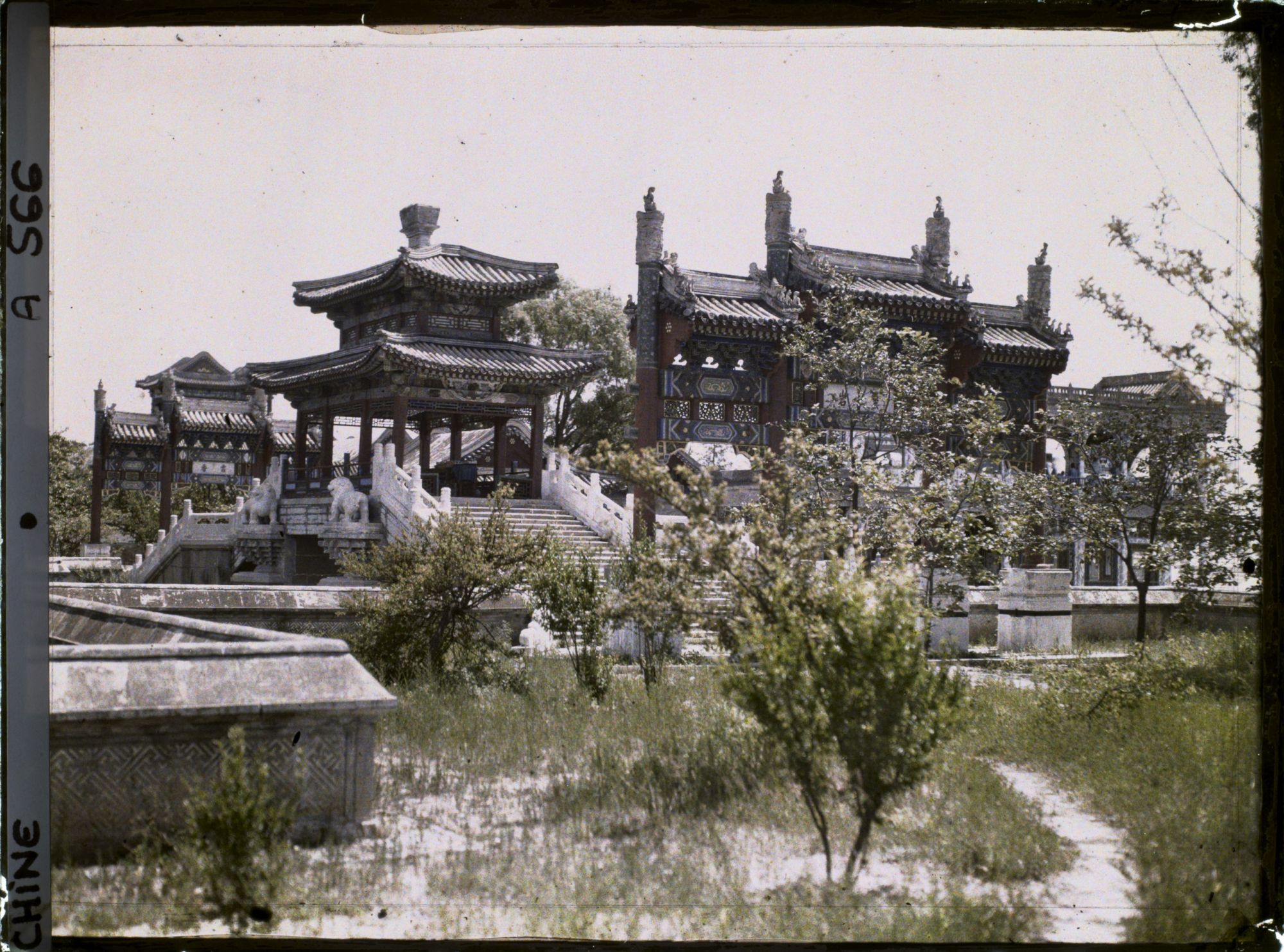 Image représentant Le pont Xingqiao, palais d'Été Yiheyuan ("  jardin de la Concorde Entretenue  ")