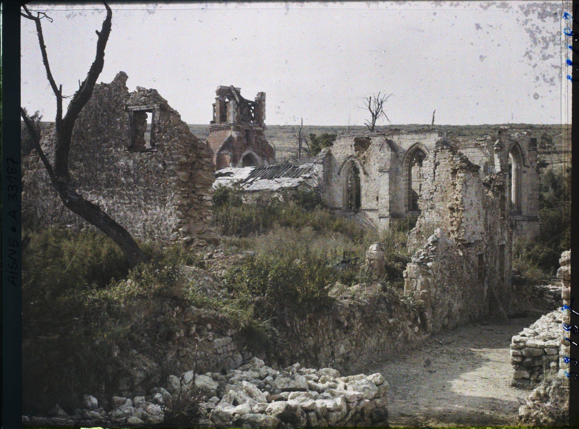 Image représentant France, Craonnelle, L'Eglise en ruines
