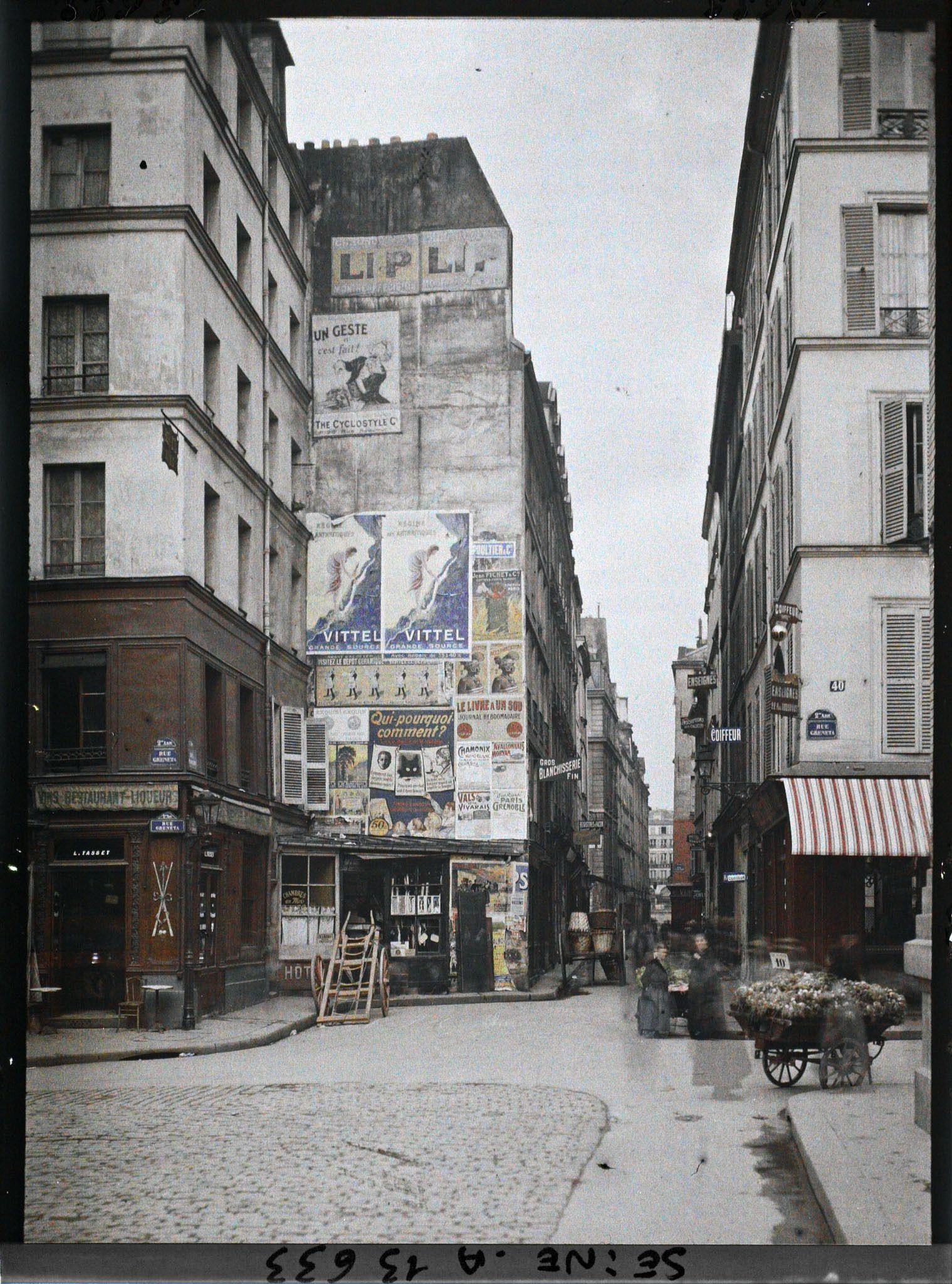 Image représentant La rue Greneta et la rue Dussoubs