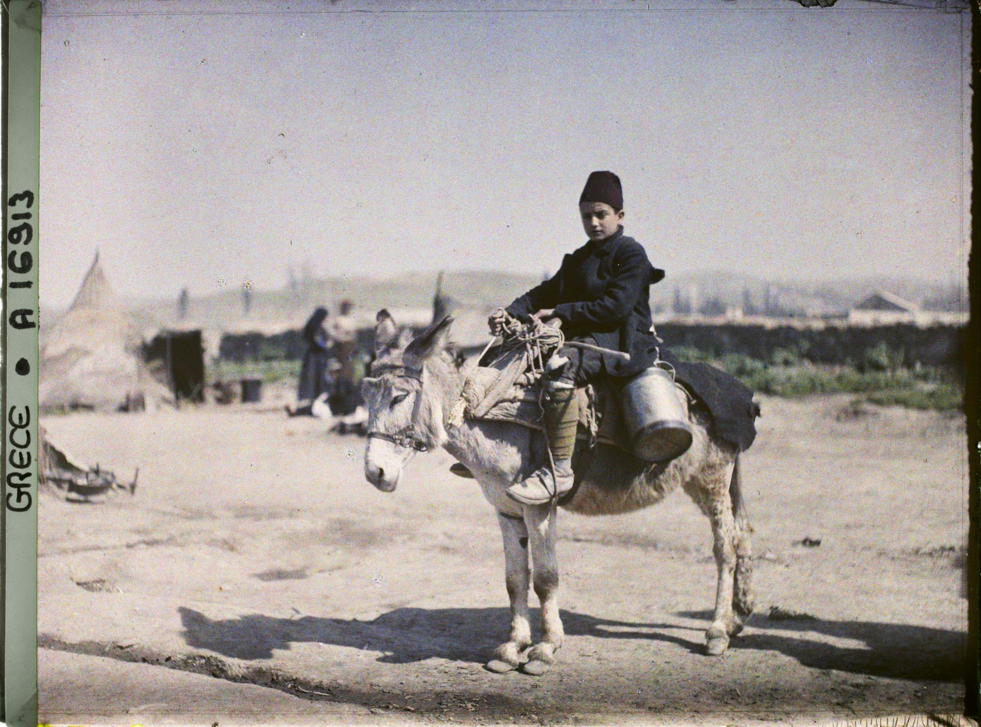 Image représentant Grèce, Salonique, Marchand de lait
