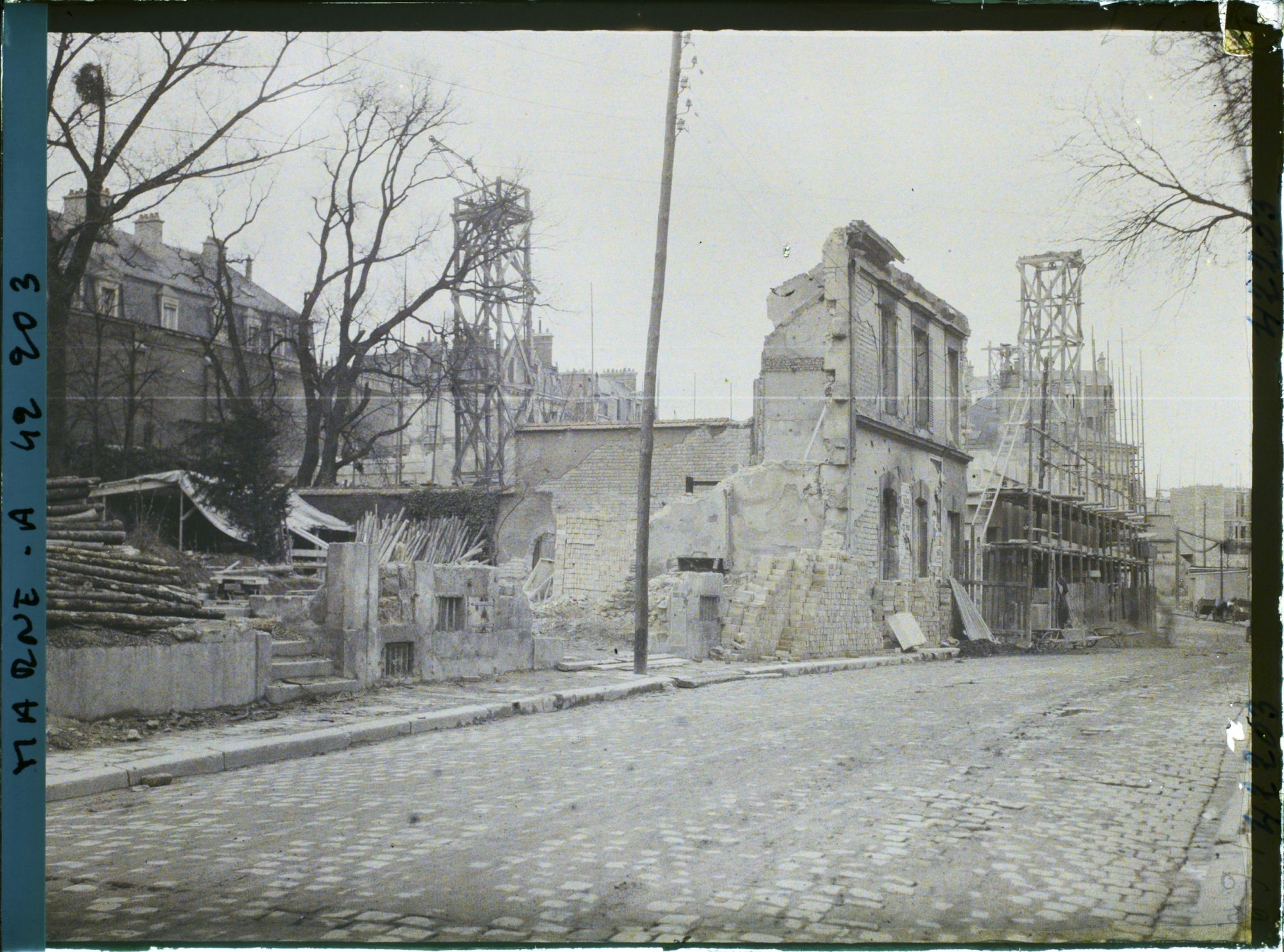 Image représentant France, Reims, La rue Noël
