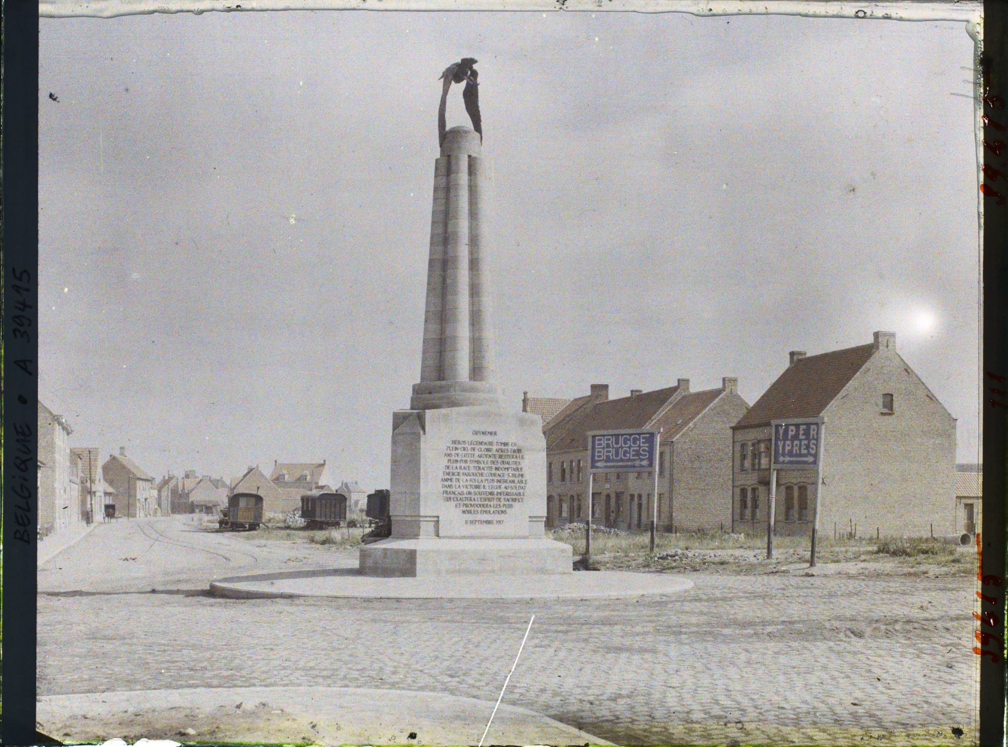 Image représentant Belgique, Poelcapelle, Vue sur le Village reconstruit