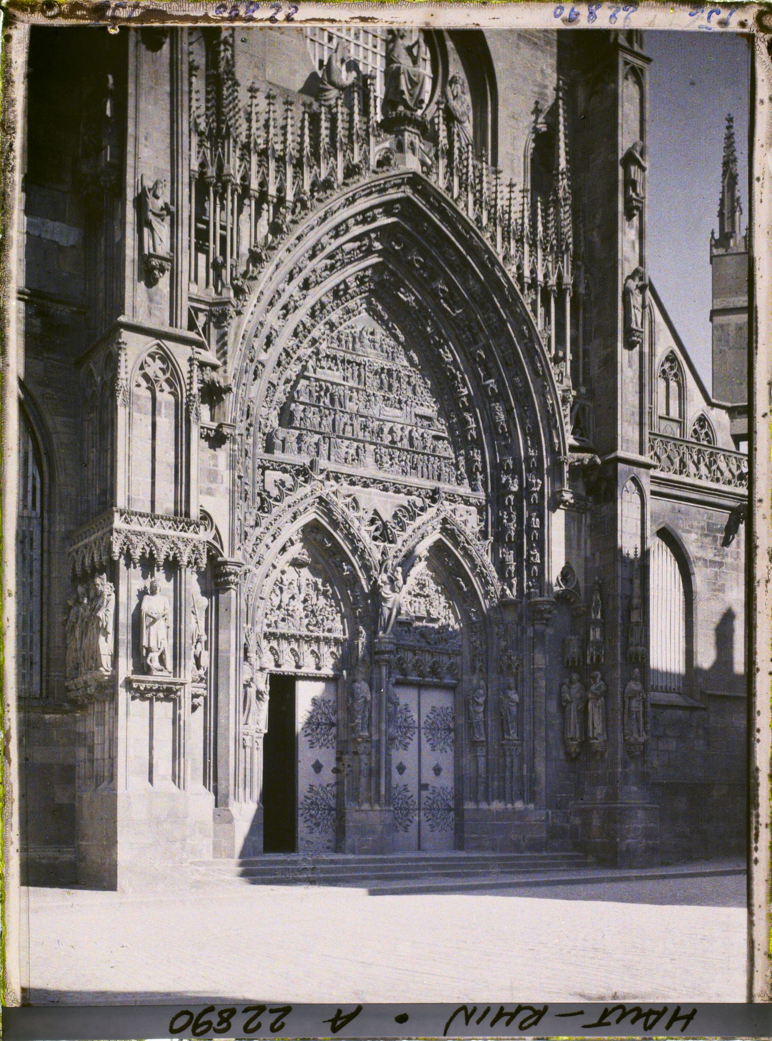 Image représentant France, Thann, Portail ouest de la Cathédrale