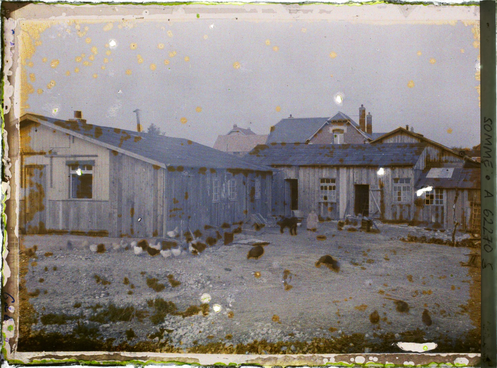 Image représentant Somme, La Boisselle, Ferme provisoire Construite en bois