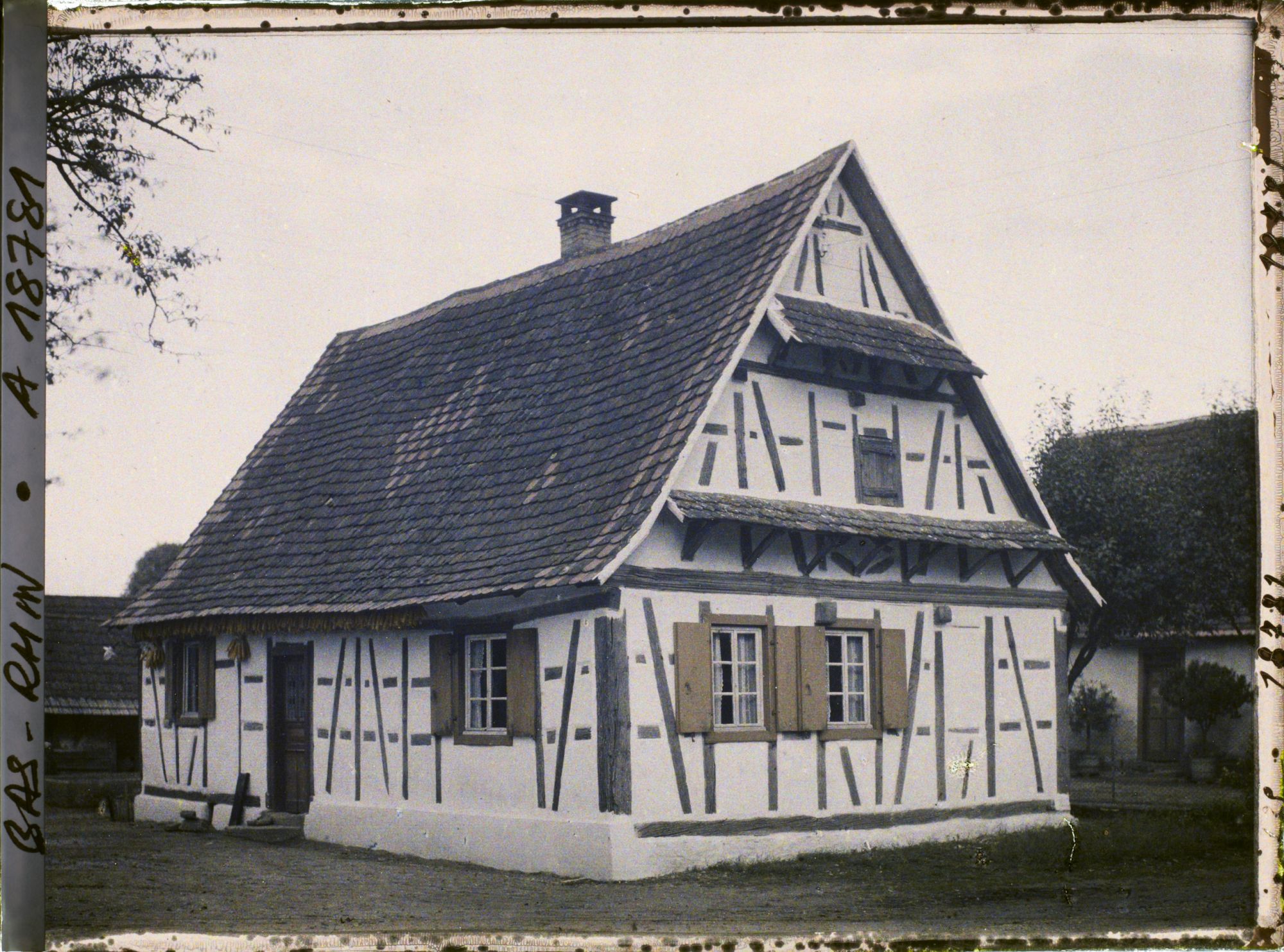 Image représentant France, Scheibenhard Env. de Lauterbourg, Une très jolie maison