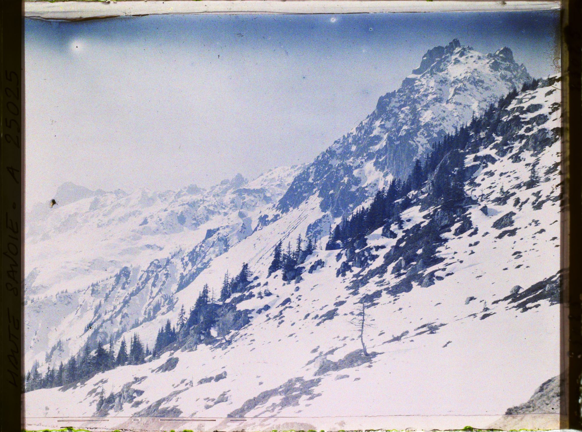 Image représentant France Les Alpes, Vue prise de la Flégère. Vue sur le Brévent et l'aiguille Pourrie