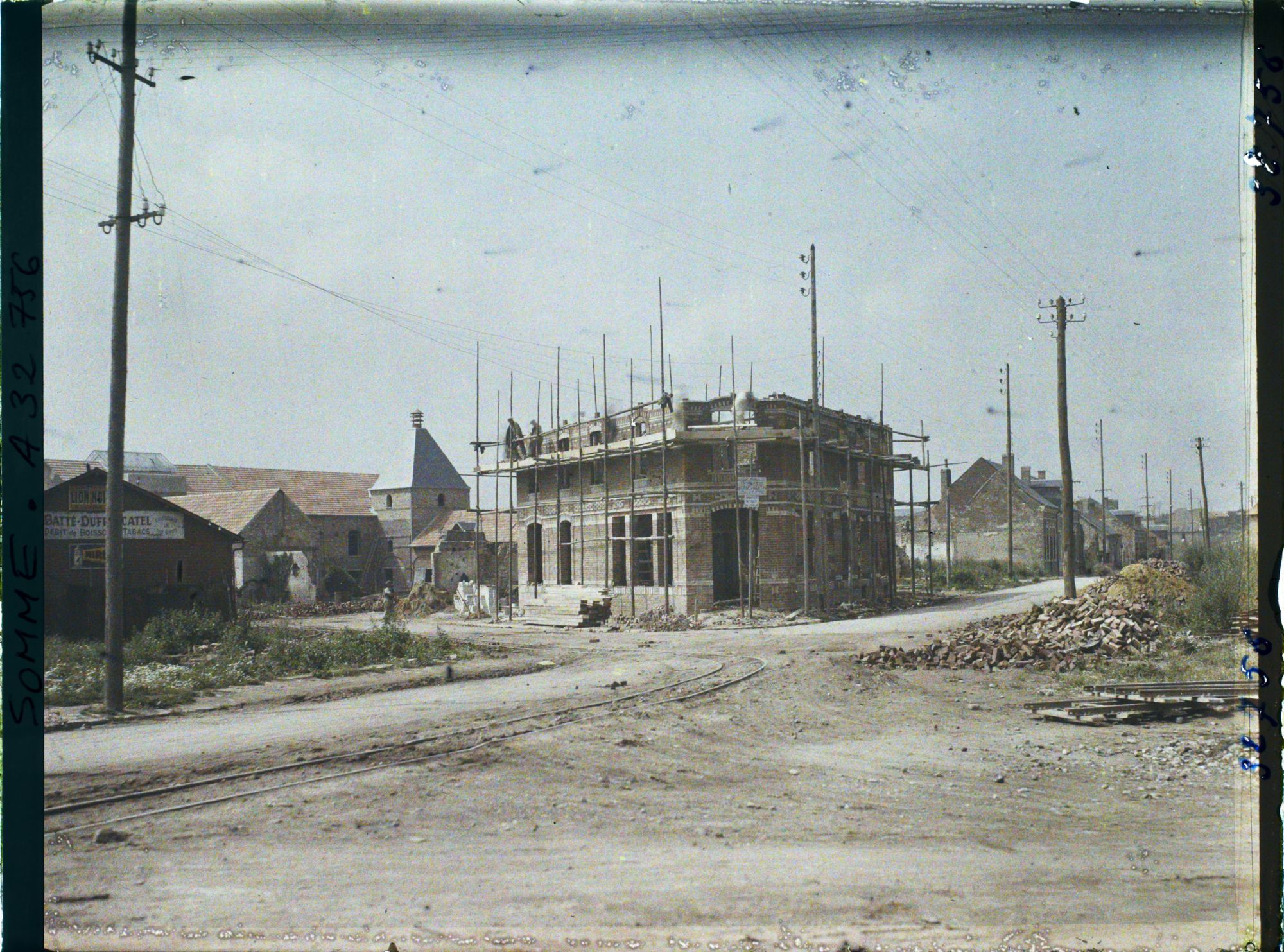 Image représentant France, Albert, Reconstructions rue Pont-Noyelles