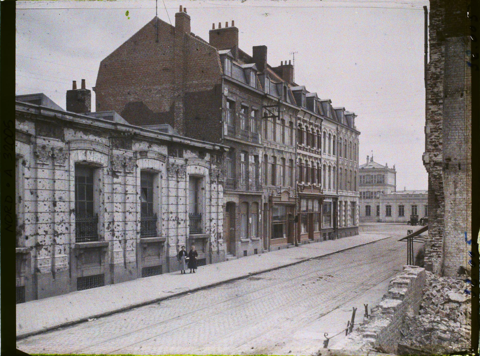 Image représentant France, Armentières, Maisons reconstruites rue de la Gare
