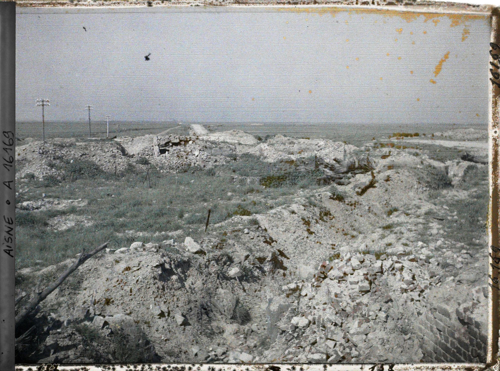 Image représentant France, Env- de St Quentin, Tranchée à l'Epine de Dallon