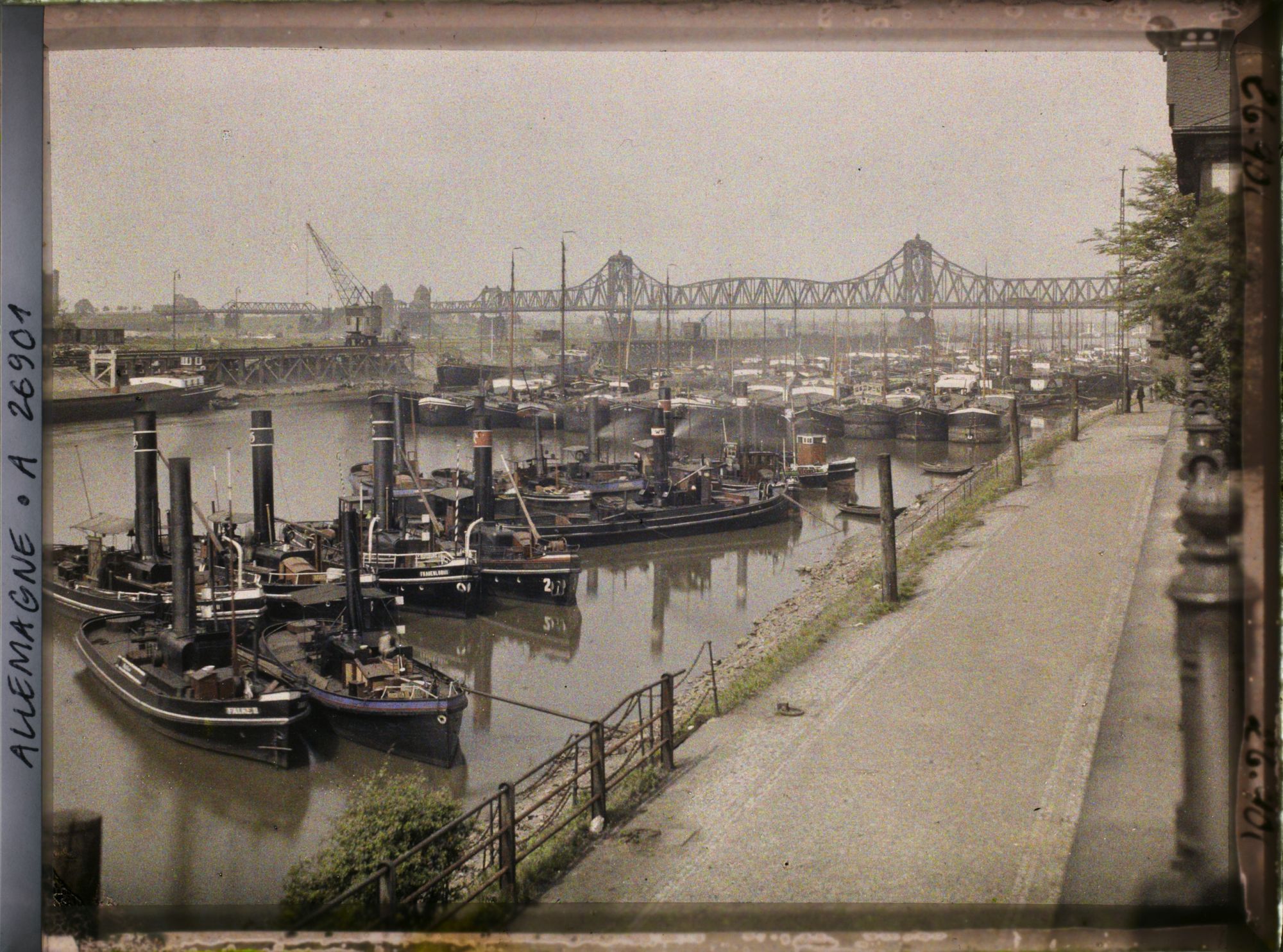 Image représentant Allemagne, Ruhrort, Occupation Française Confluent du Rhin et de la Rhur