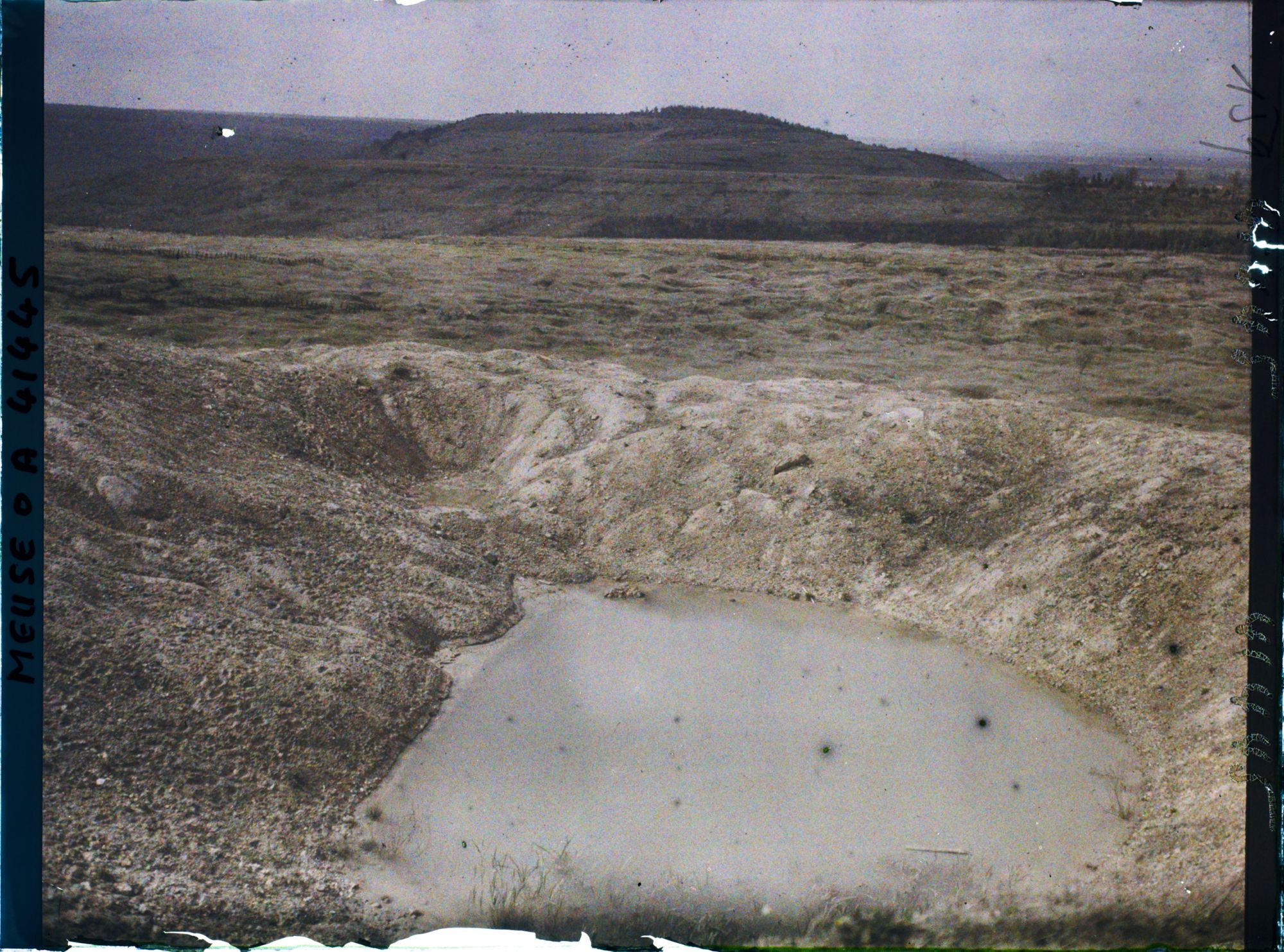 Image représentant France, Les Eparges, Le Bois des Hures vu du sommet des Eparges