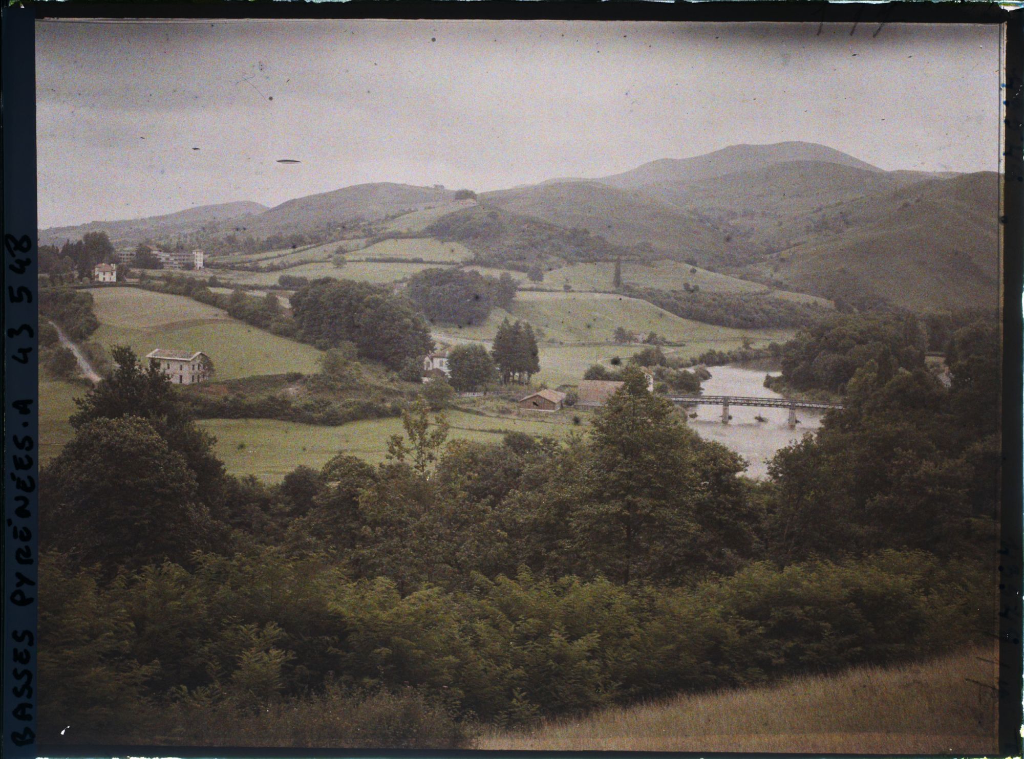 Image représentant France, Cambo, Panorama pris depuis le Haut - Cambo