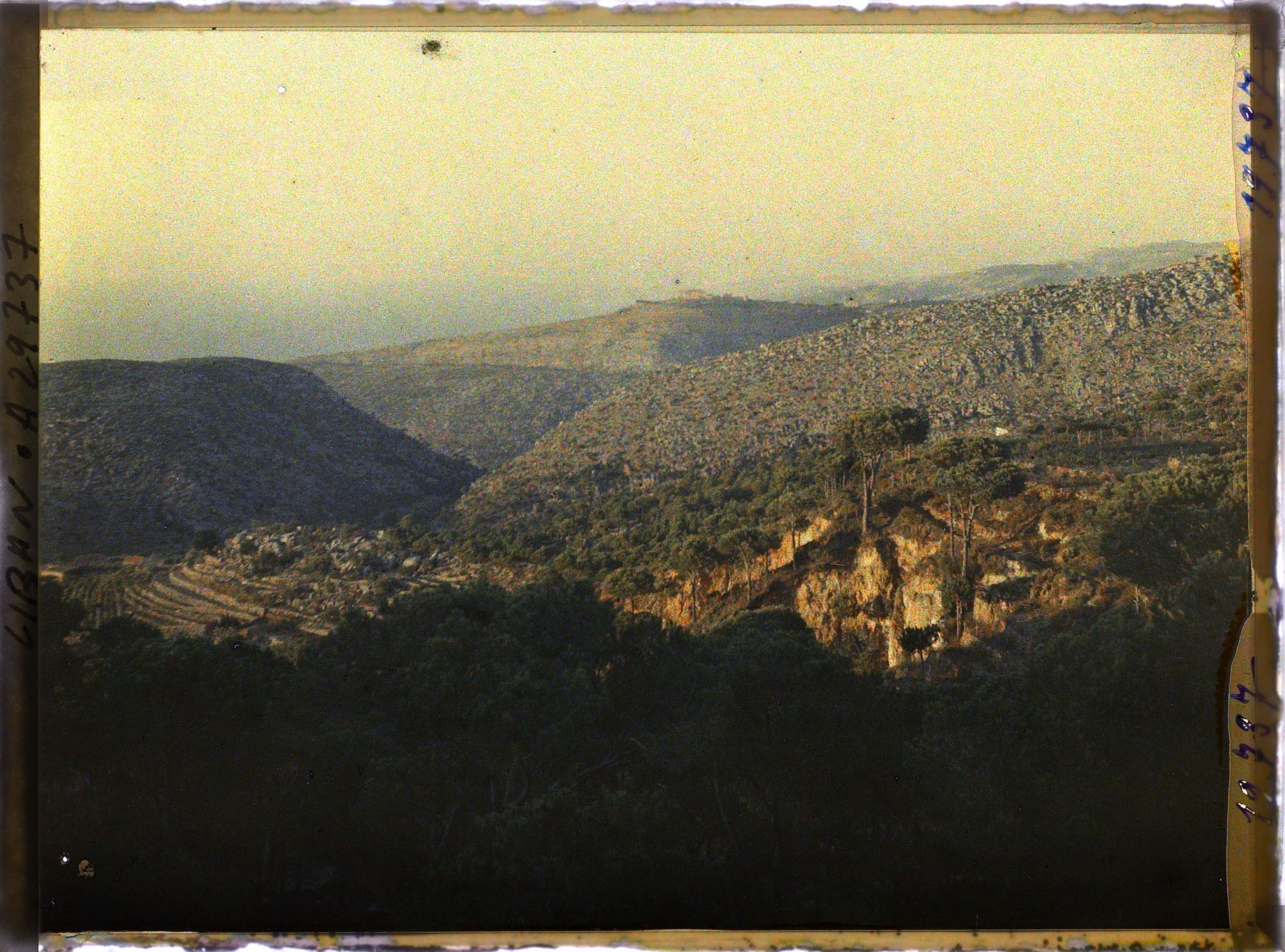 Image représentant Vue vers la côte le soir