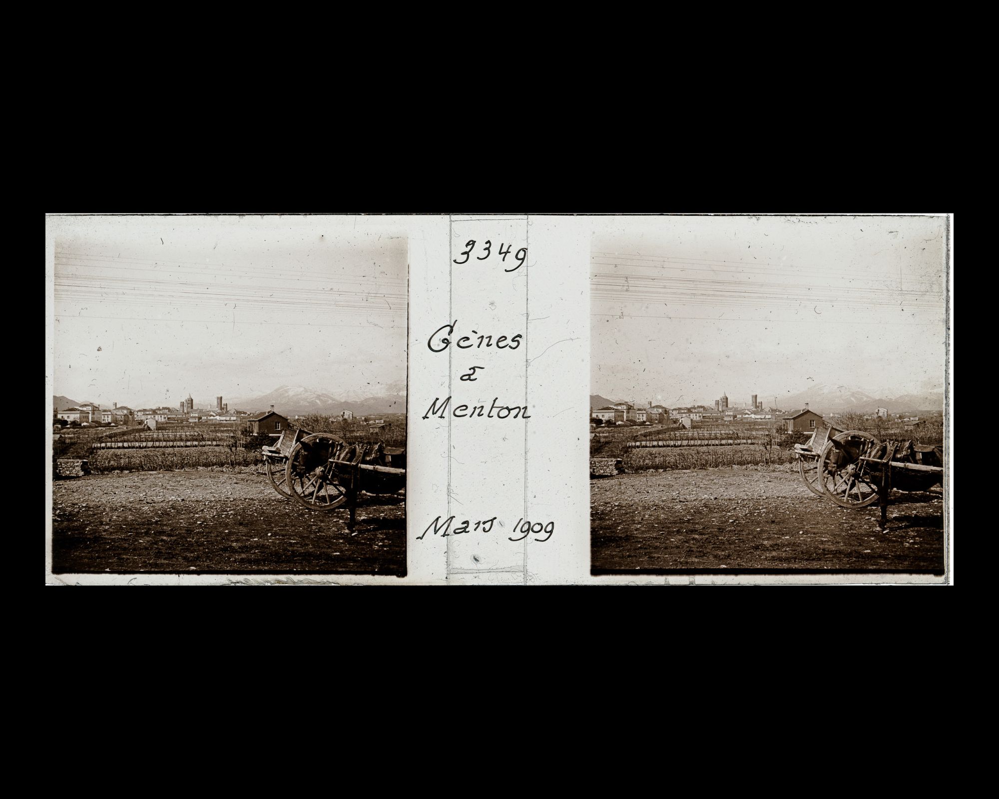 Image représentant Les environs d'Albenga vu du train