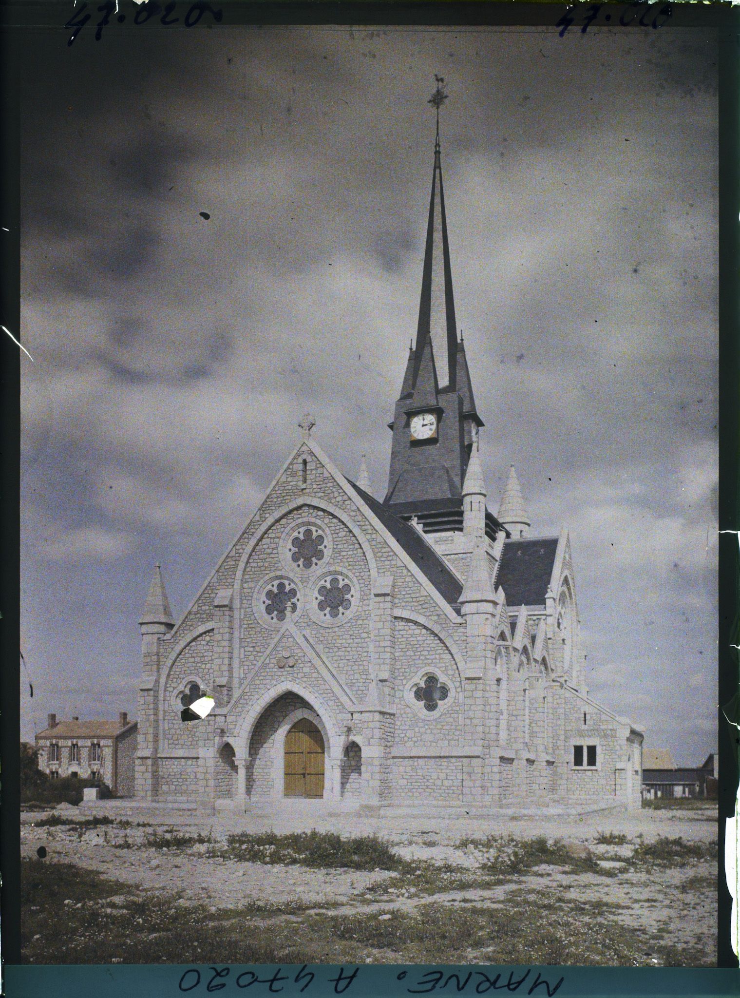 Image représentant France, Cernay en Dormois Marne 313 h, Nouvelle Eglise de Cernay en Dormois