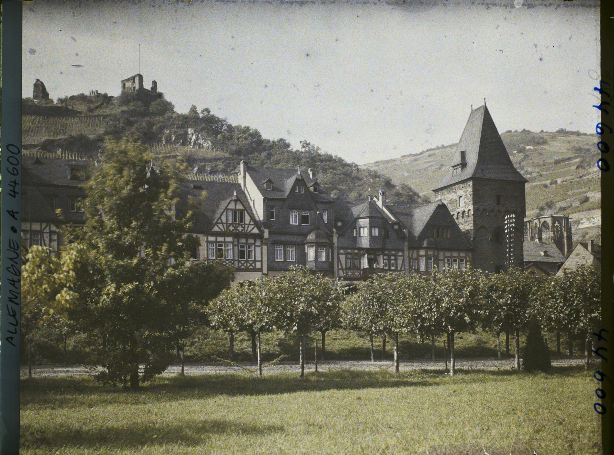 Image représentant Allemagne, Bacharach, Vieille Tour St Verner et Château