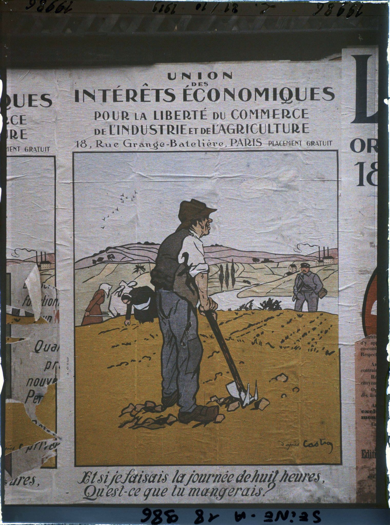 Image représentant Affiche de l'Union des Intérêts Economiques pour la liberté du commerce, de l'industrie et de l'agriculture