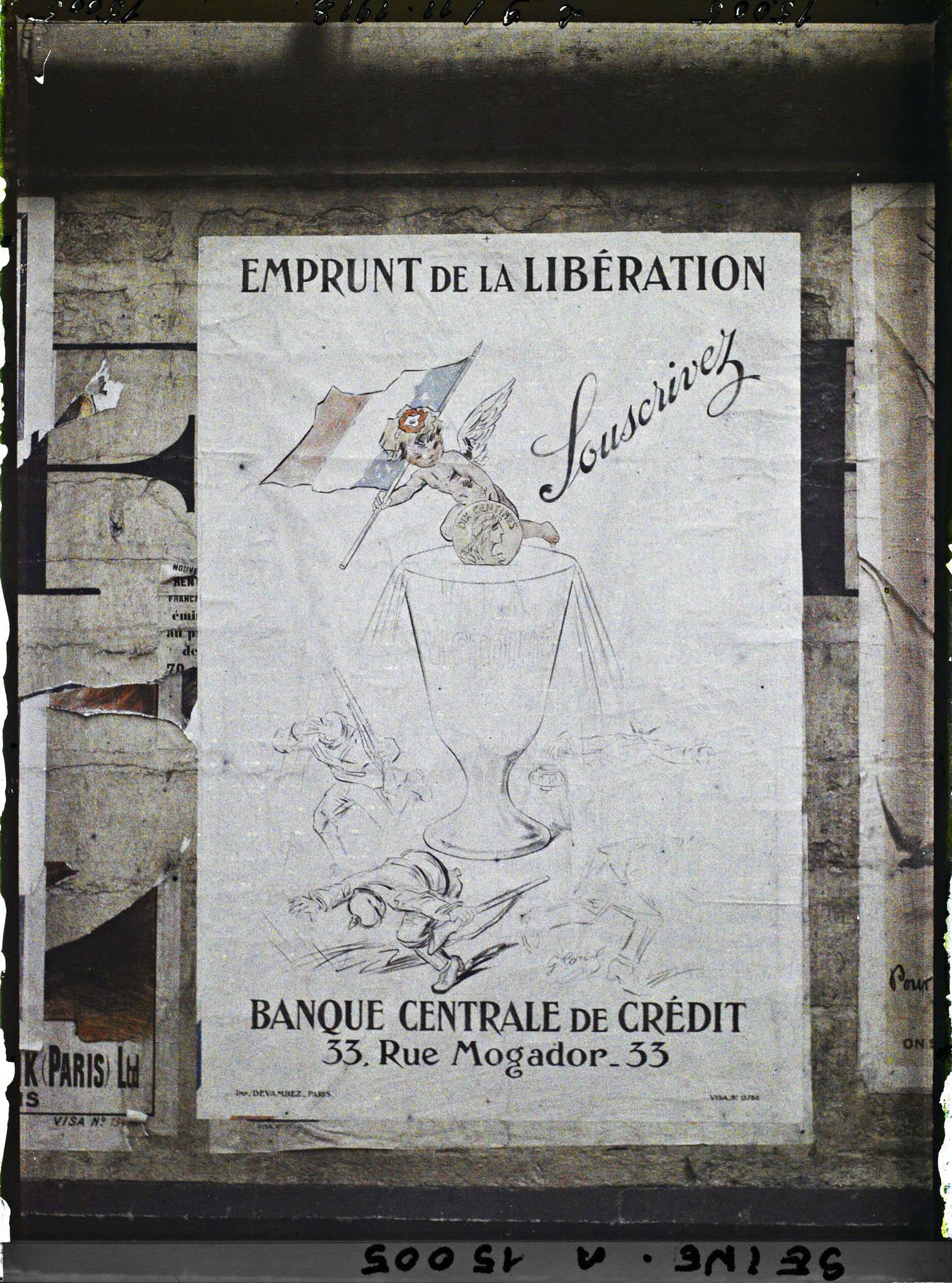 Image représentant Affiches de l'emprunt national, Banque centrale de Crédit