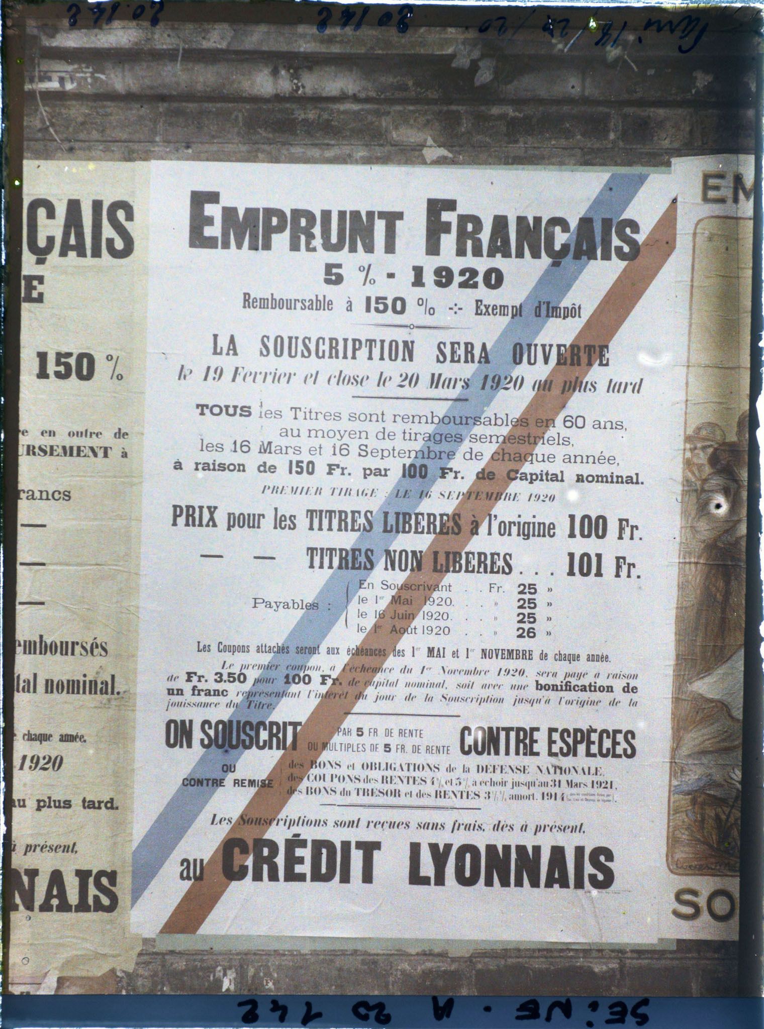 Image représentant Affiche de l'emprunt national de 1920, Crédit Lyonnais