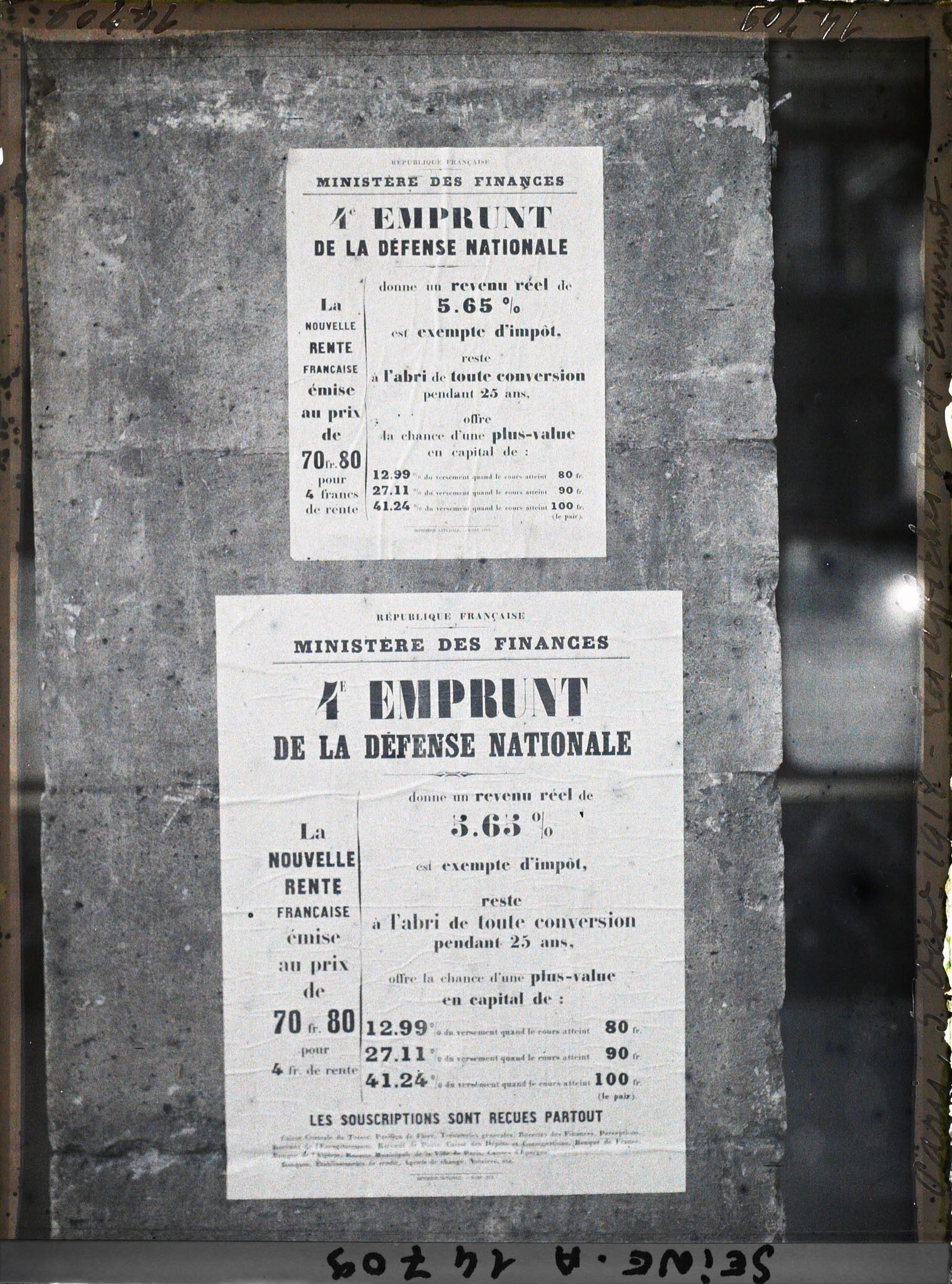 Image représentant Affiche de l'emprunt national, Ministère des Finances