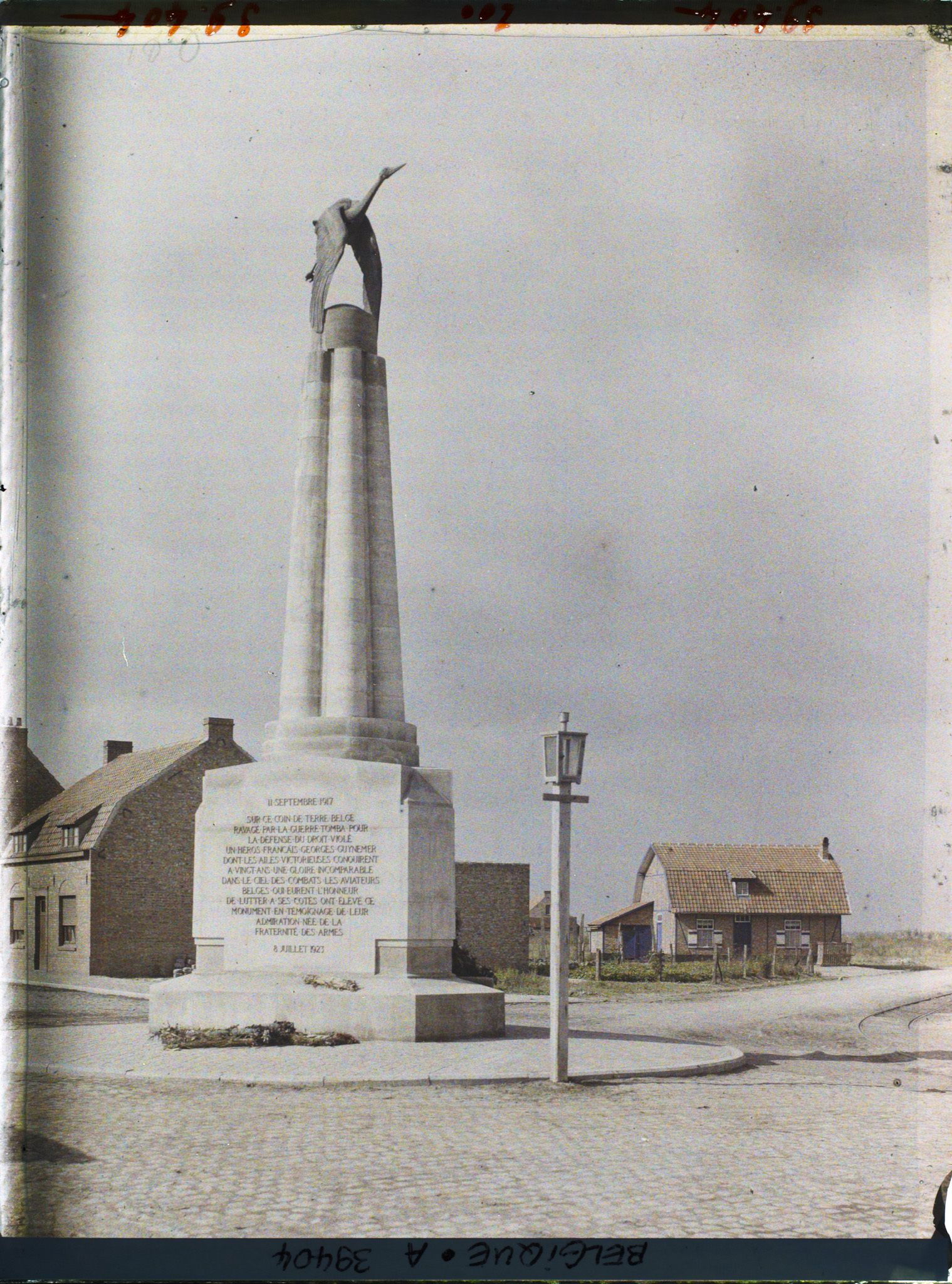 Image représentant Belgique, Poelcapelle, Monument de Guynemer