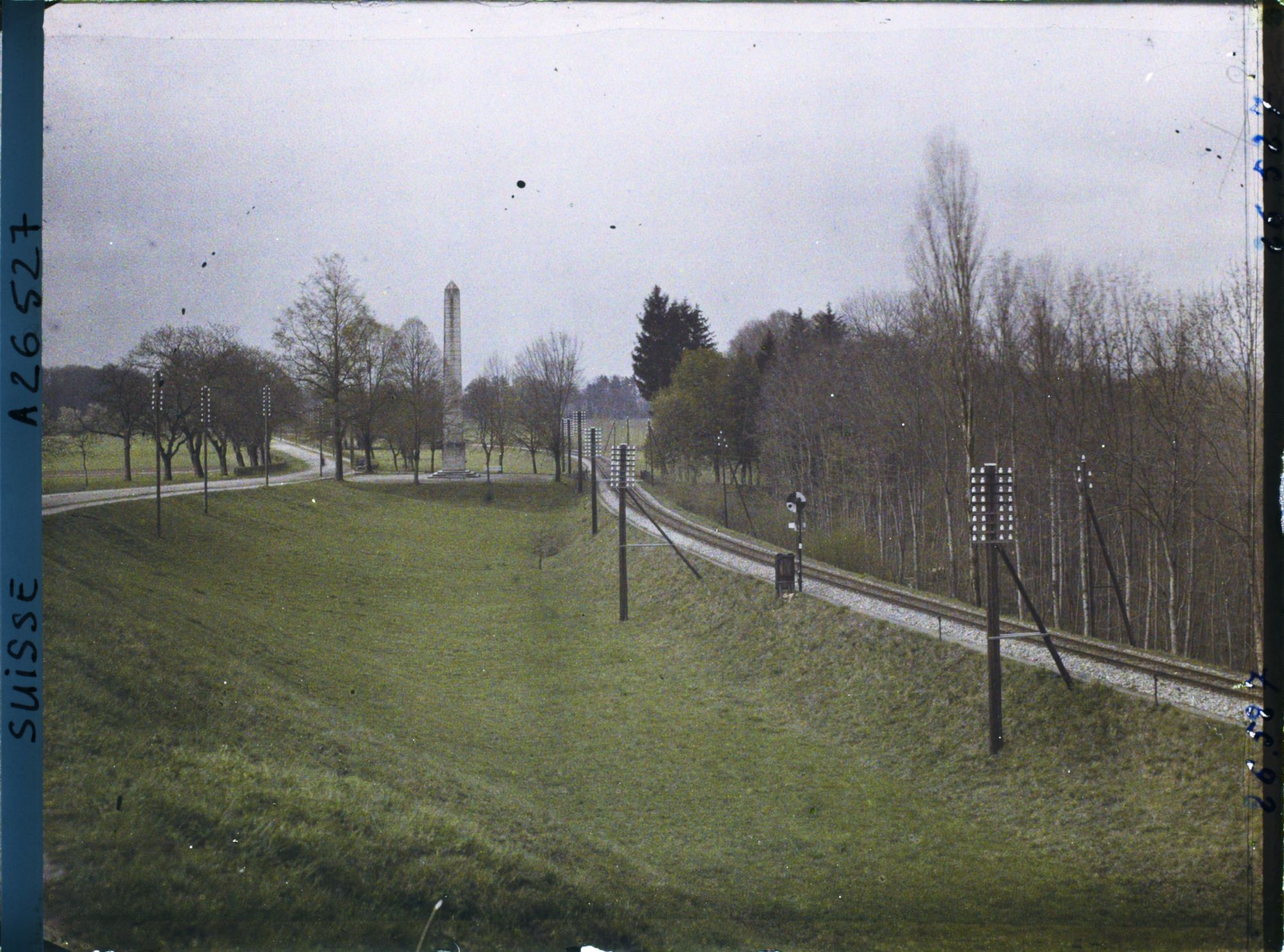 Image représentant L'obélisque de Meyrier commémorant la Bataille de Morat