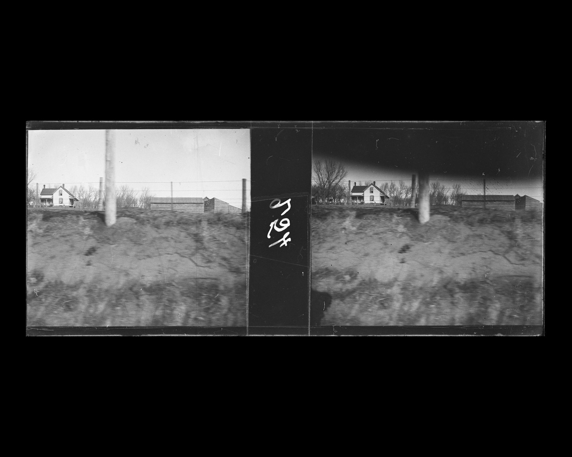 Image représentant Ferme vues du train