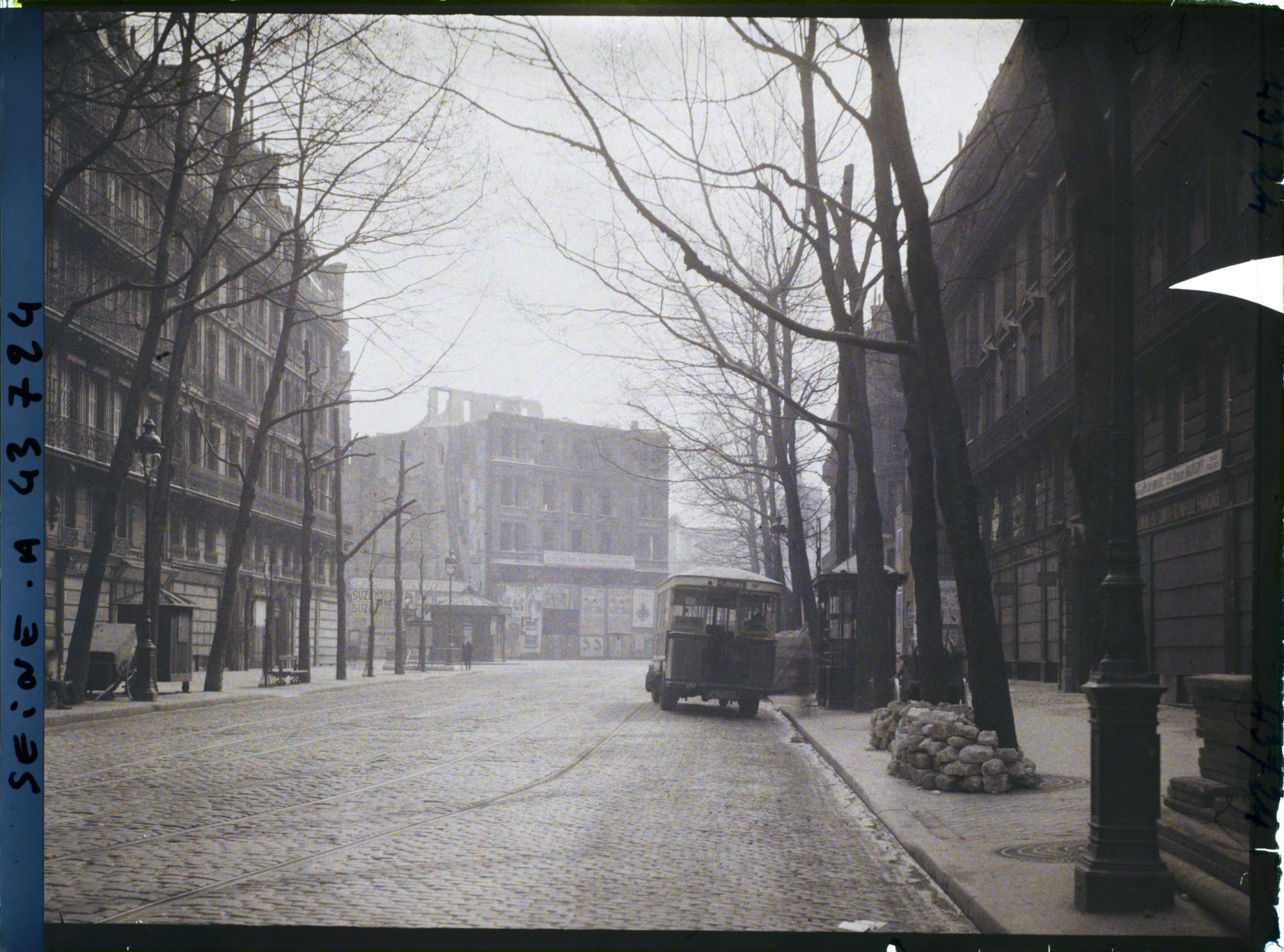 Image représentant Le percement du boulevard Haussmann au niveau de la rue Taitbout