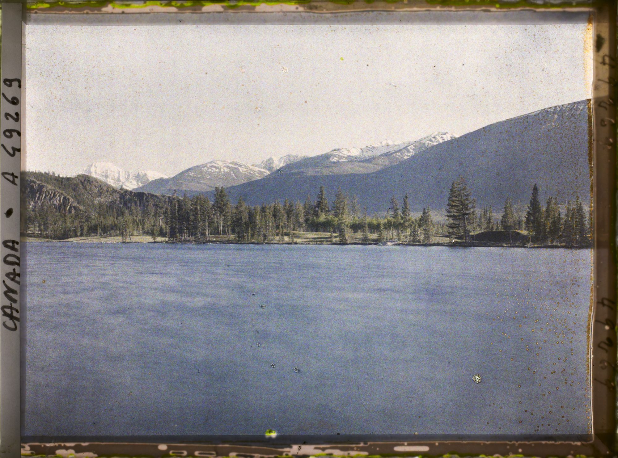 Image représentant Canada, Jasper-Parc, Effet du soir sur le lac vers le Mt Edith Cavell