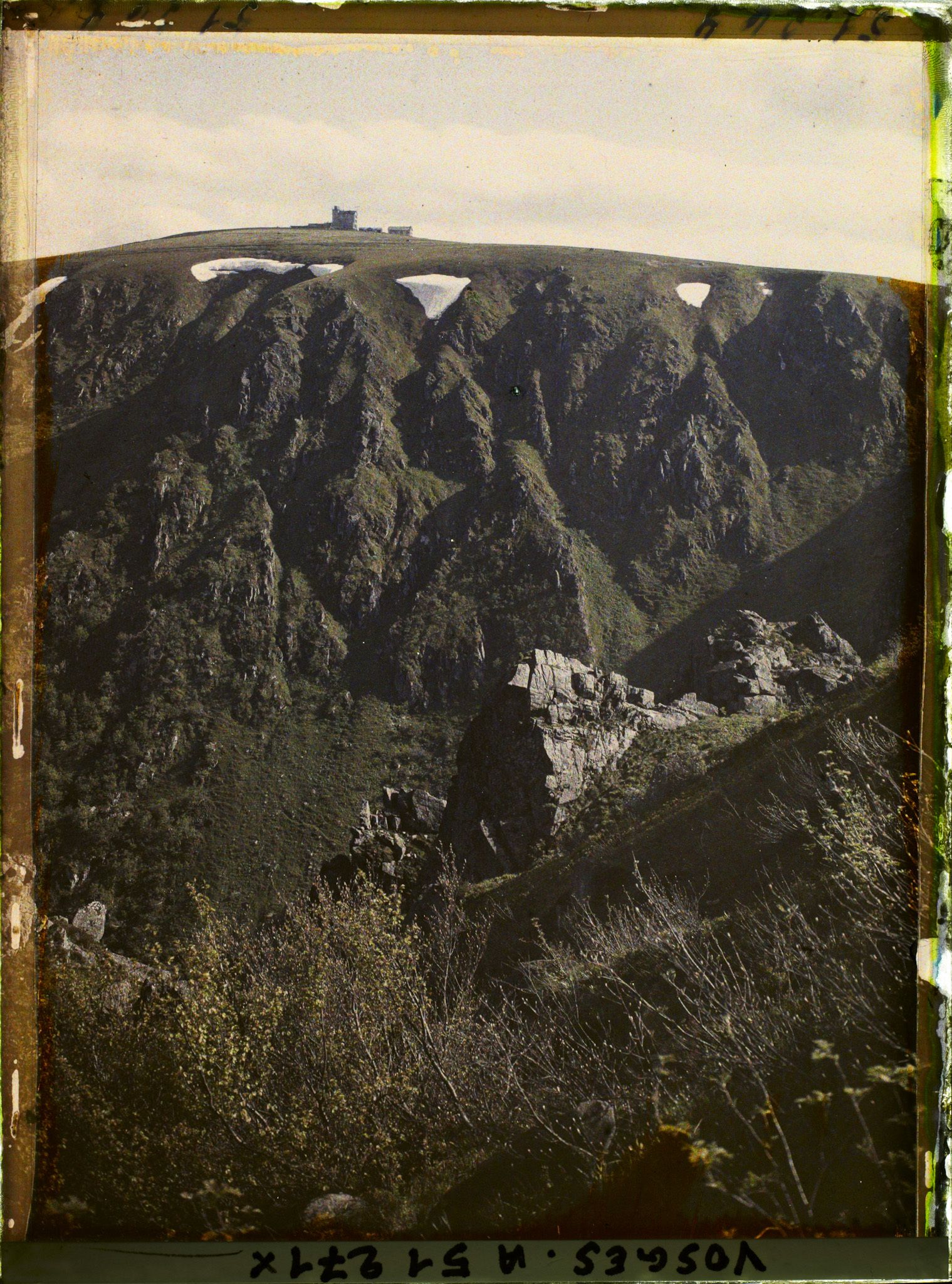 Image représentant Alsace, Honhneck, Le Honheck vu des rochers du Frenkental