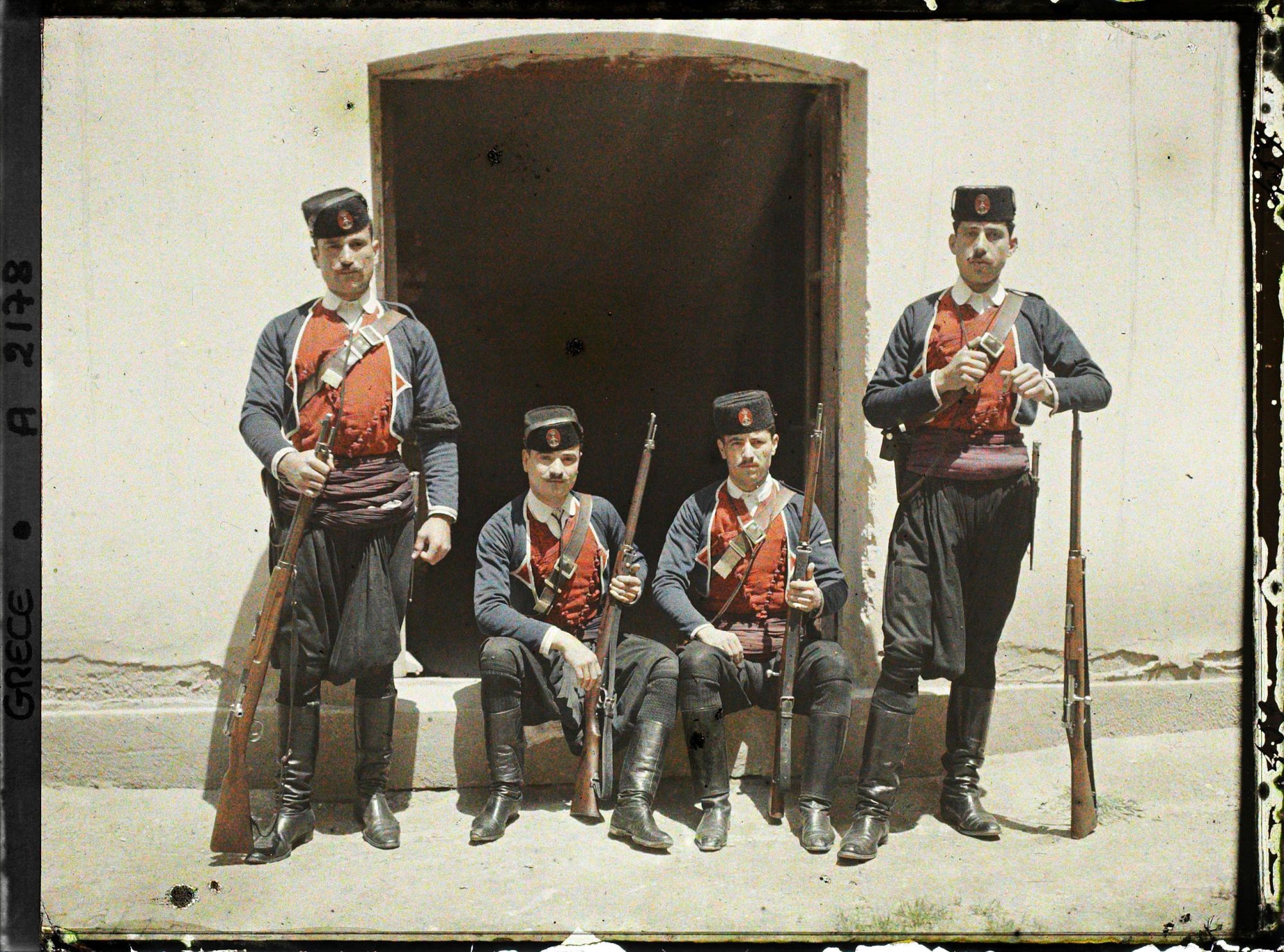Image représentant Groupe de soldats crétois