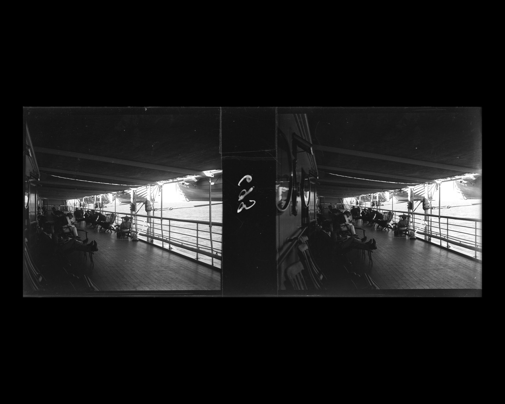 Image représentant Passagers sur le pont des 1eres classes