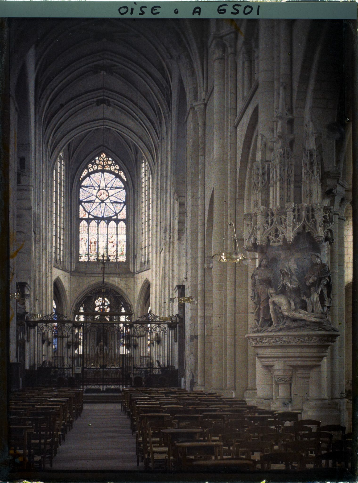 Image représentant France, Beauvais, Vitraux de l'Eglise St Etienne