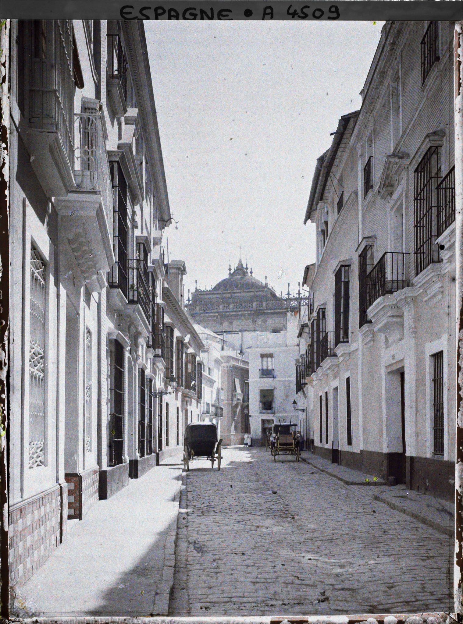 Image représentant Espagne, Séville, Ancienne rue de Bayona