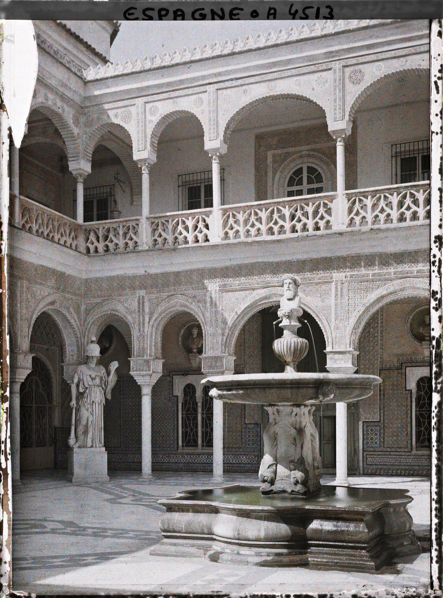 Image représentant Espagne, Séville, Patio de la Maison de Pilatos