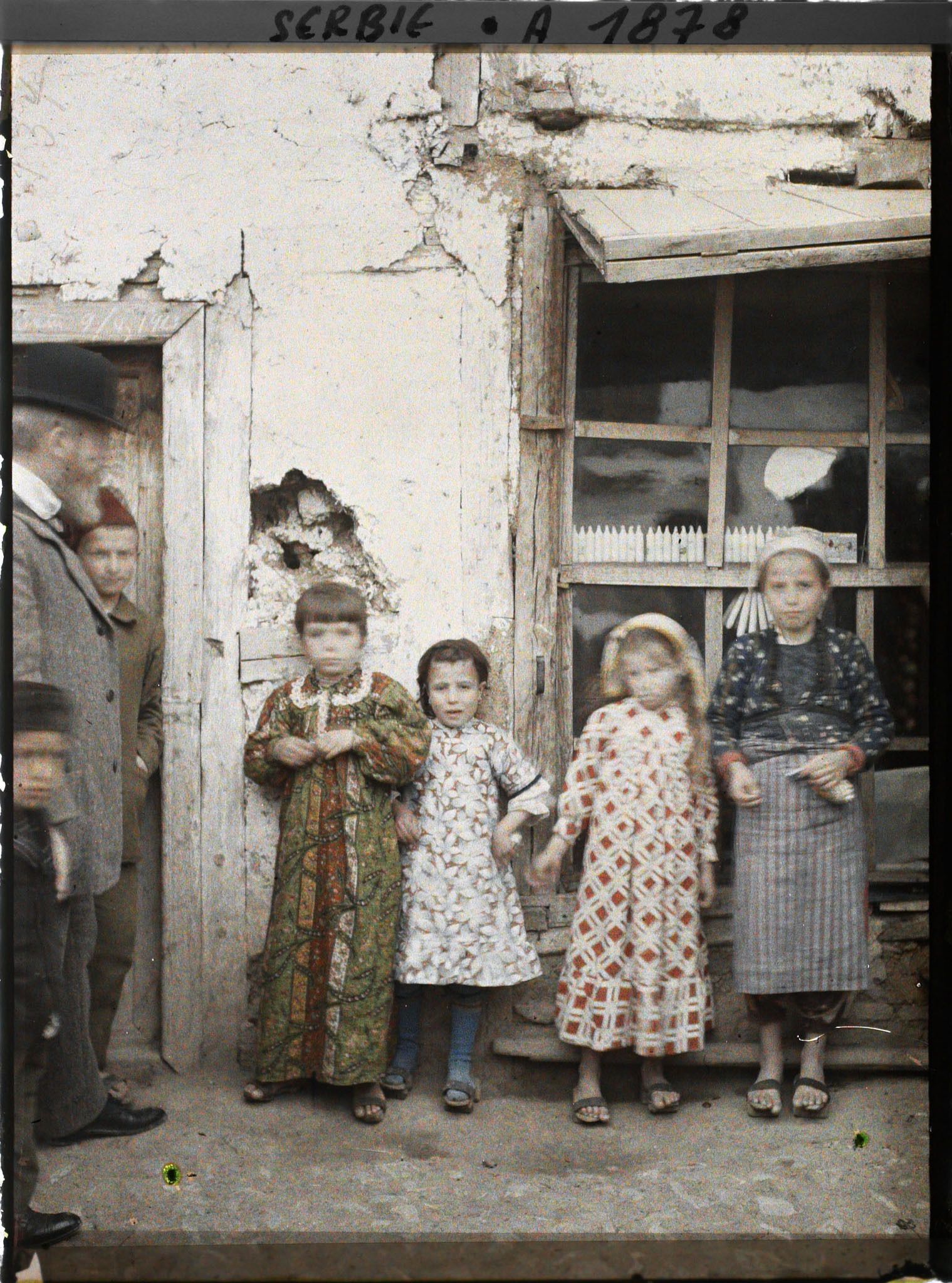 Image représentant Quatre petites Juives et Turques [sous le regard de Jean Brunhes]