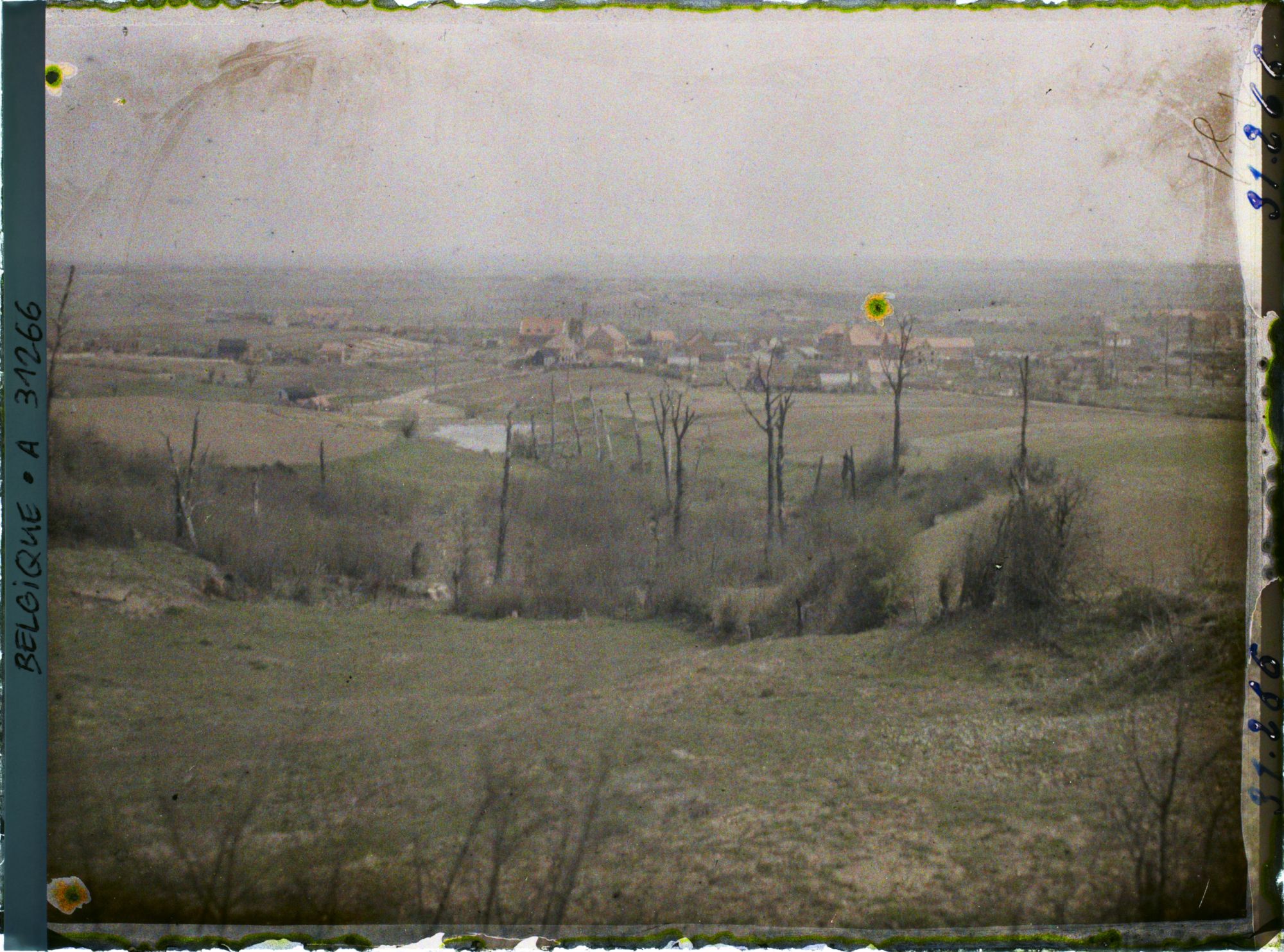 Image représentant Belgique, Kemmel, Vue Générale du Village prise des pentes du Mont Kemmel