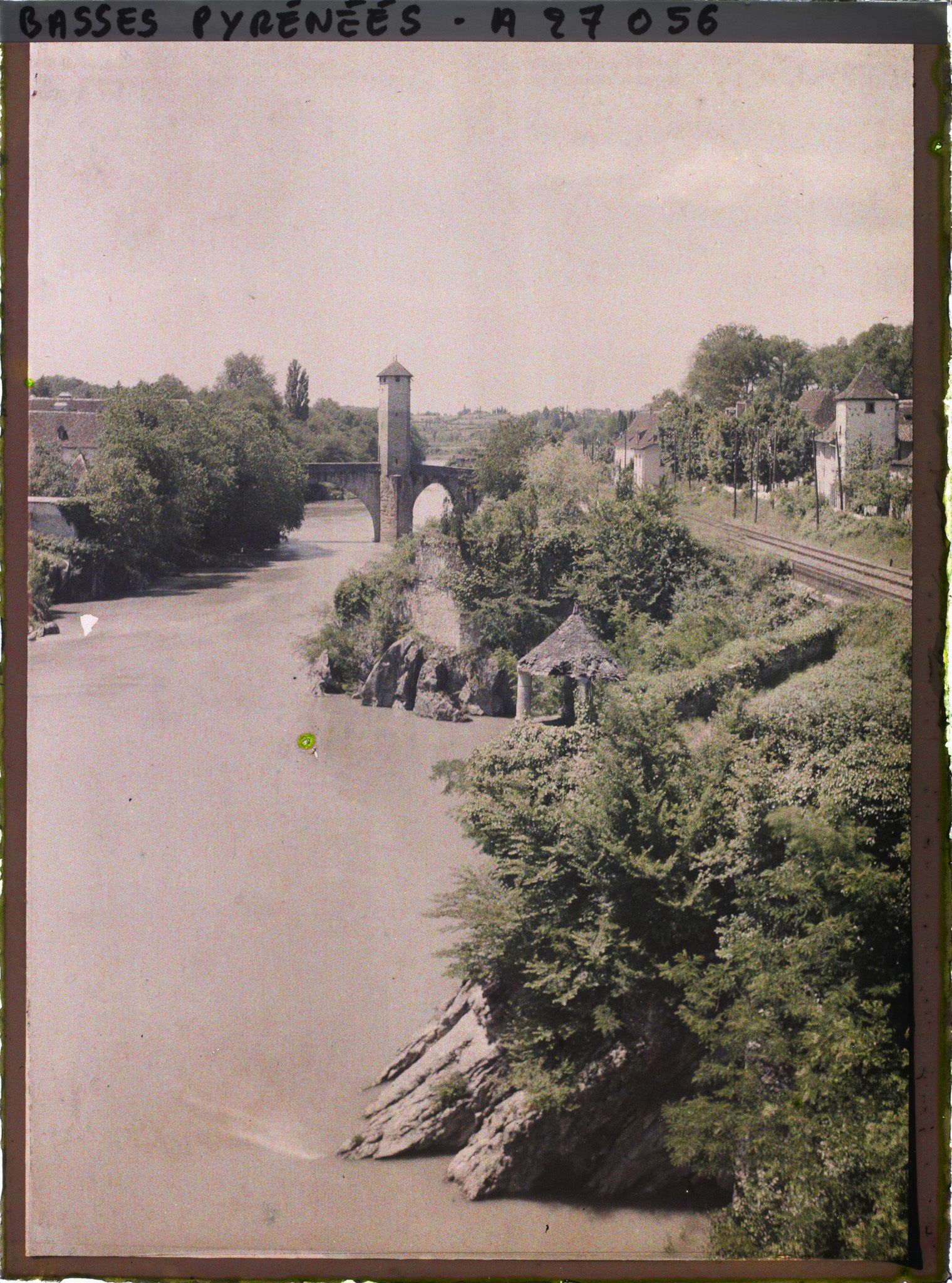 Image représentant France , Orthez, Panorama s/ le Gave