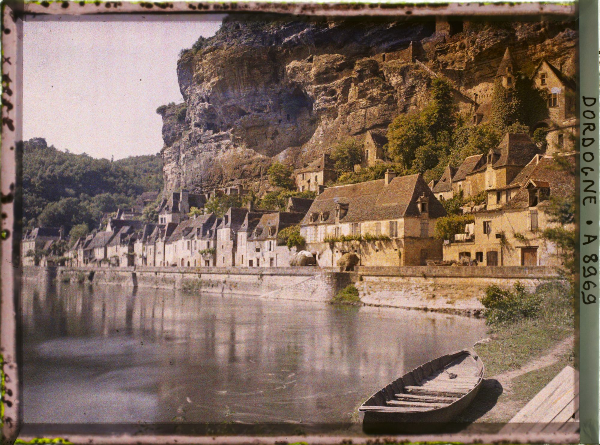 Image représentant France, Domme, 2 vues qui se suivent