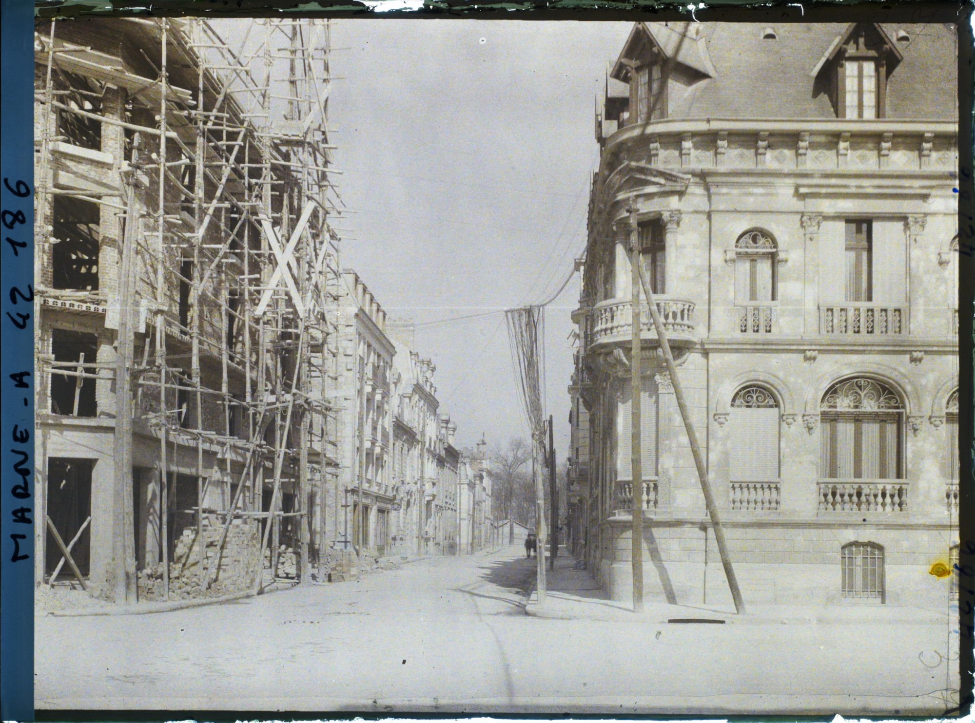 Image représentant France, Reims, La rue Jeanne d'Arc