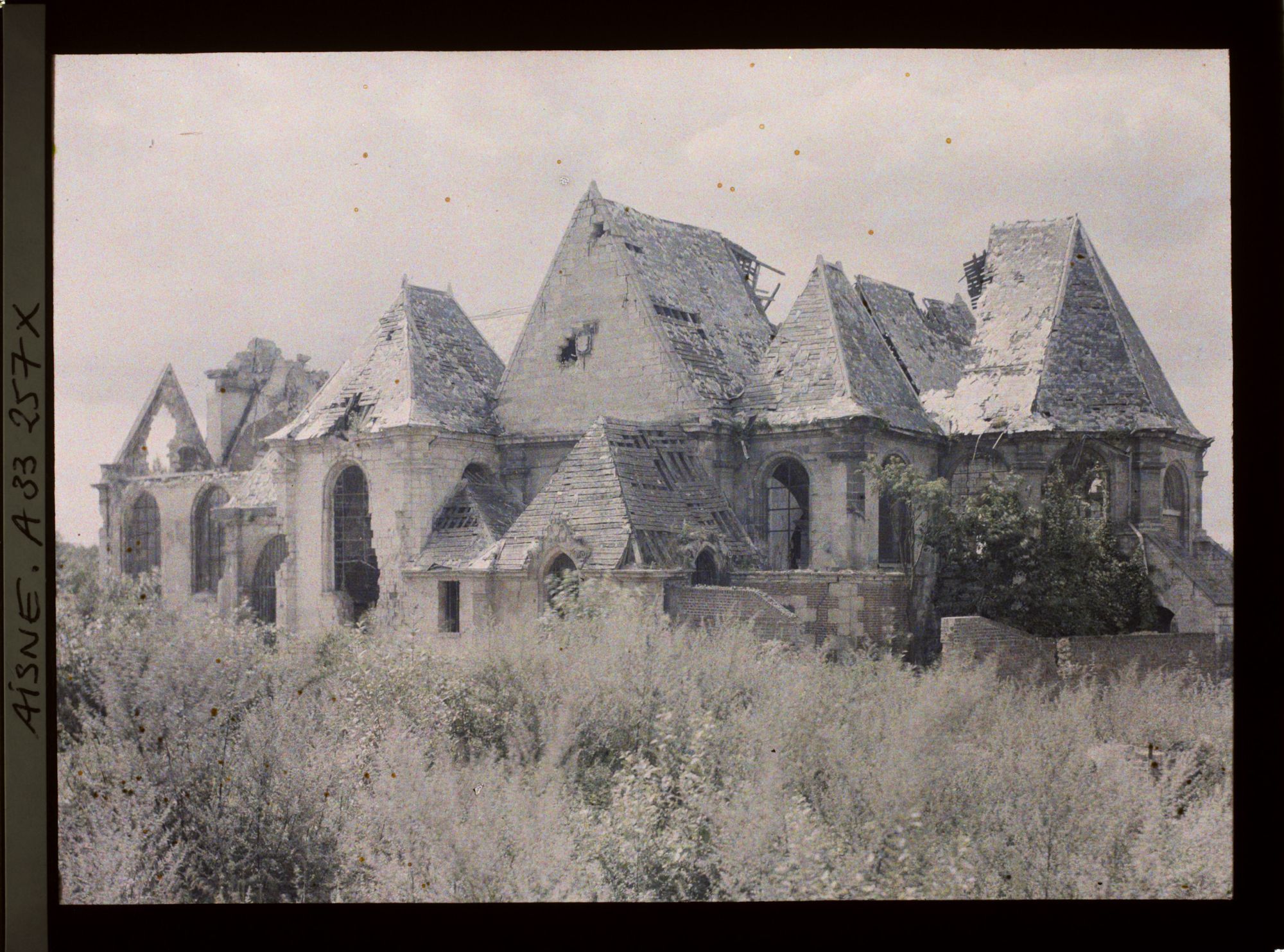 Image représentant France, Chauny, Ruines d'une petite Eglise