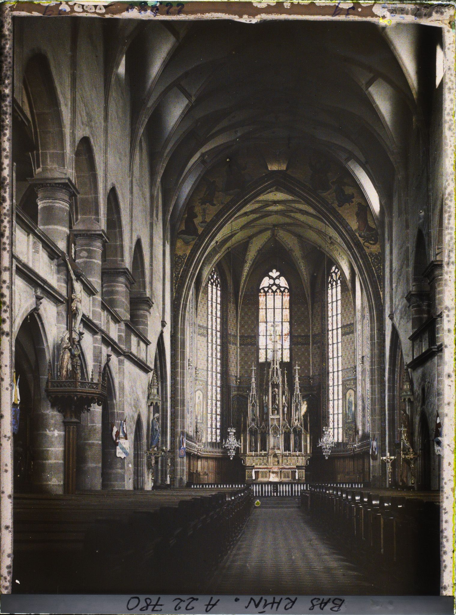 Image représentant France, Molsheim, Intérieur de l'Eglise